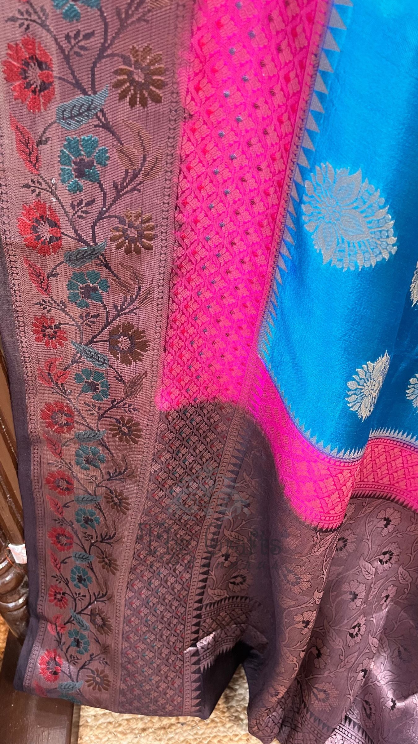 Pure Dupion Silk Banarasi Saree