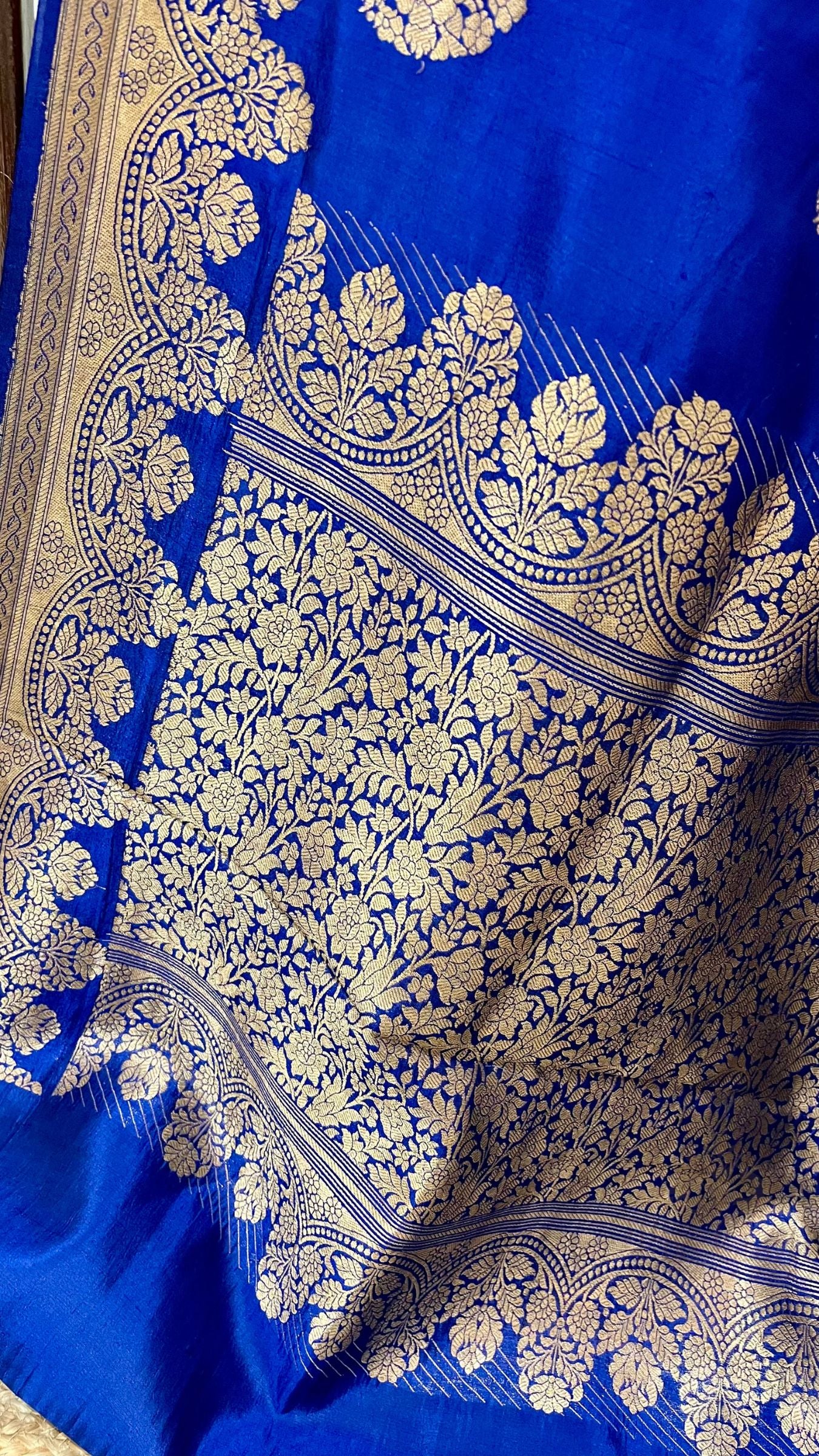 Pure Mango Silk Handloom Banarasi Saree