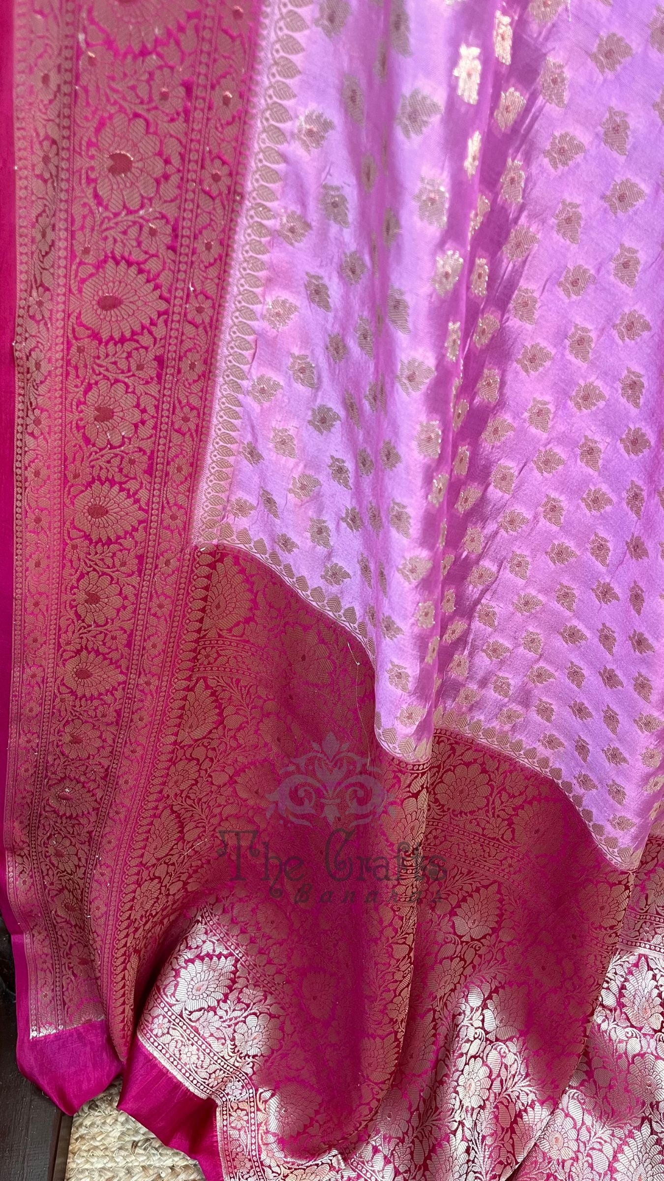 Pure Dupion Silk Banarasi Saree
