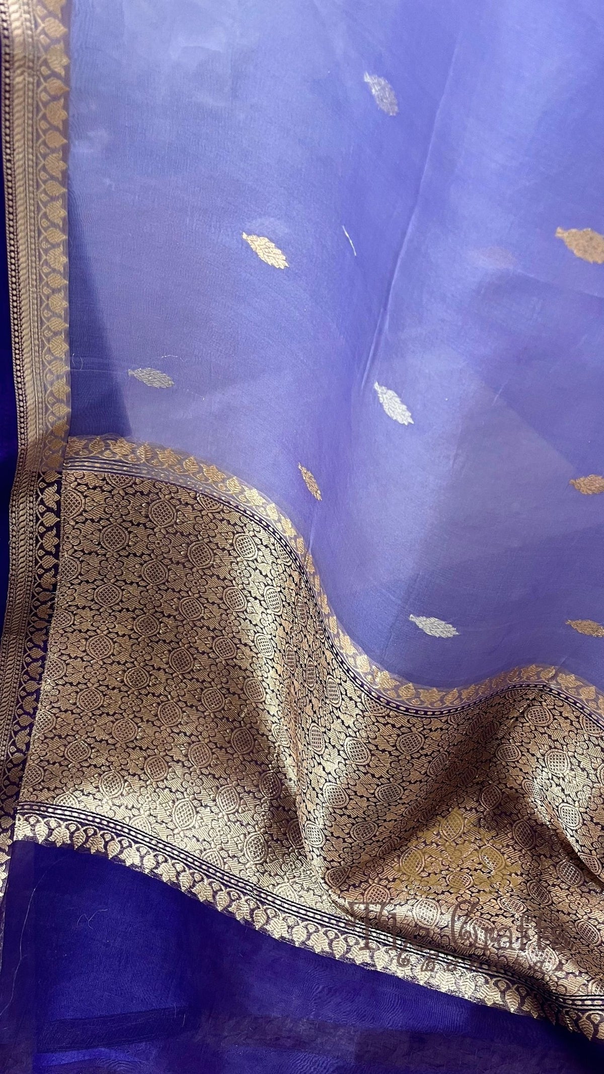Pure Kora Silk Handloom Banarasi Saree