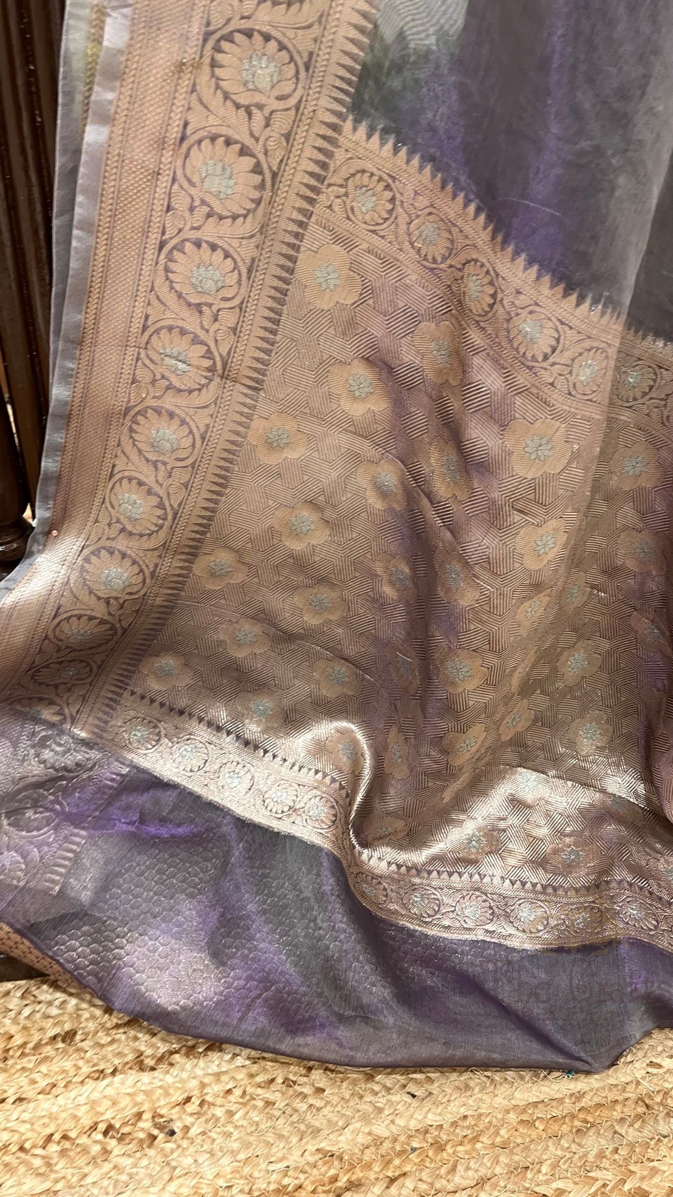 Pure Kora Tissue Silk Banarasi Saree