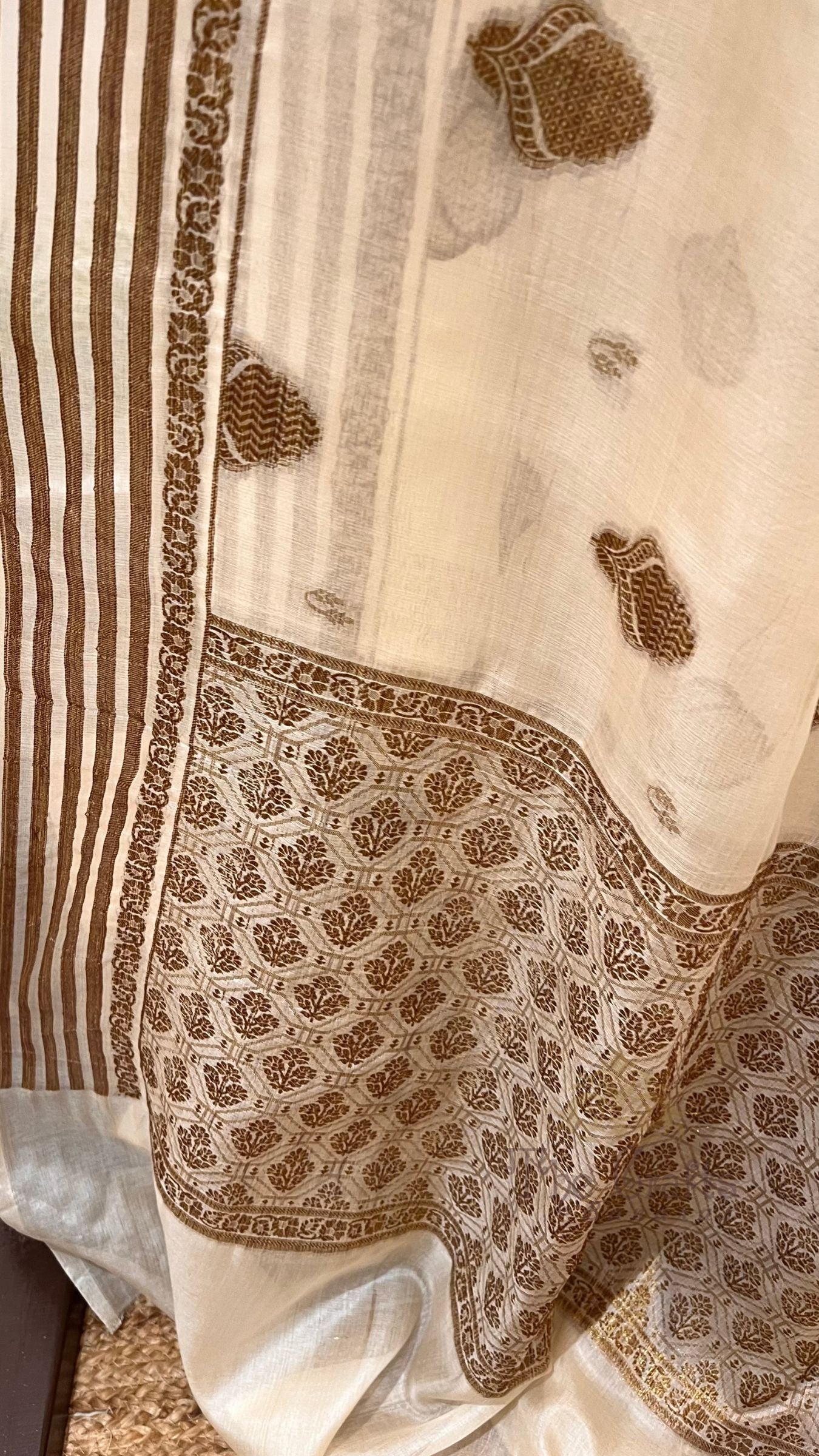 Pure Tussar Silk Banarasi Saree