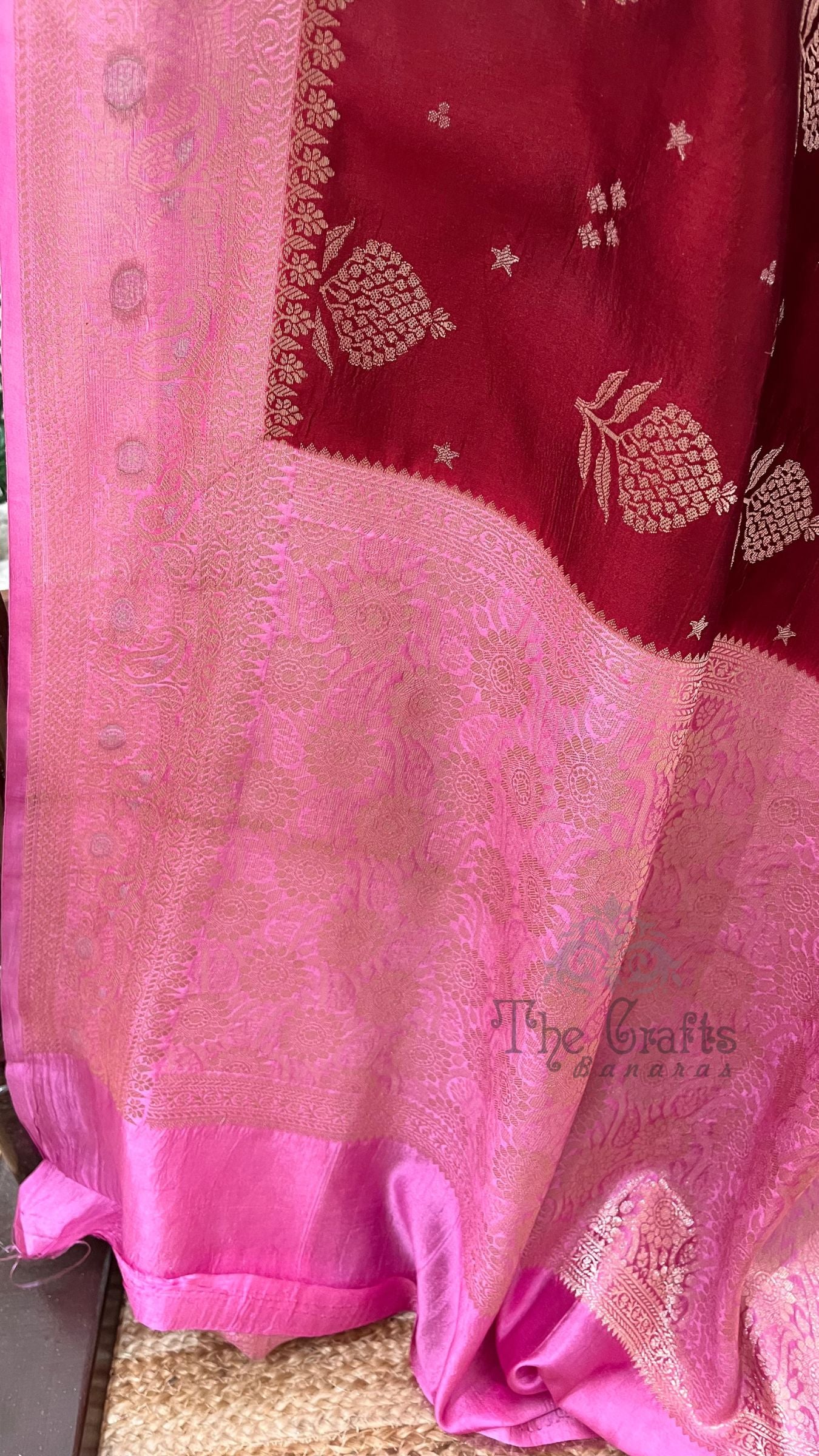 Pure Mango Silk Banarasi Saree