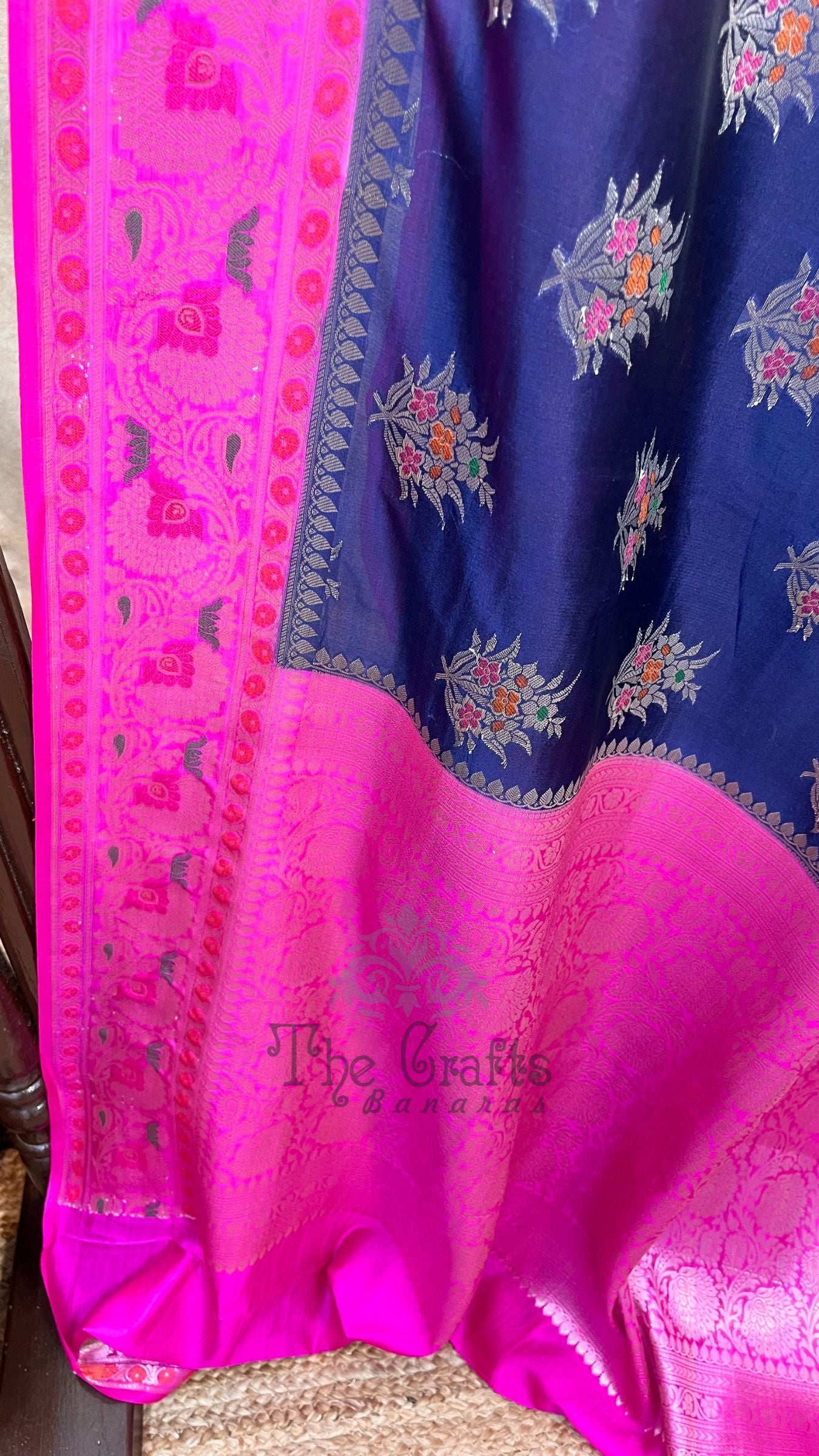 Pure Dupion Silk Banarasi Saree