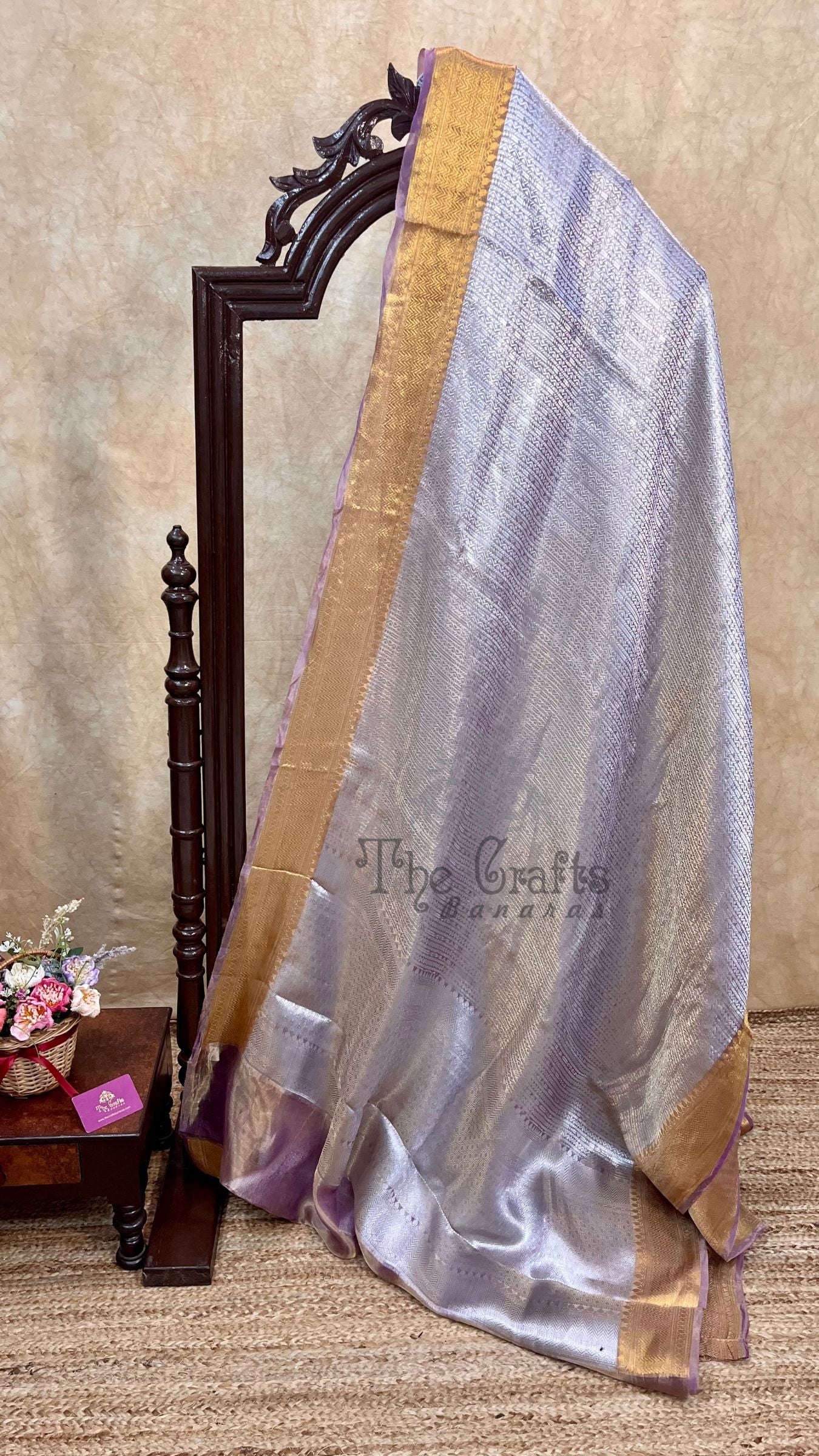 Pure Tissue Silk Brocade Banarasi Saree