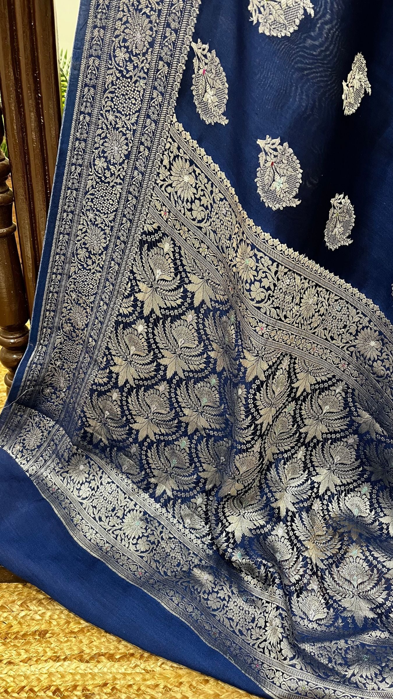 Pure Chiniya Silk Banarasi Saree