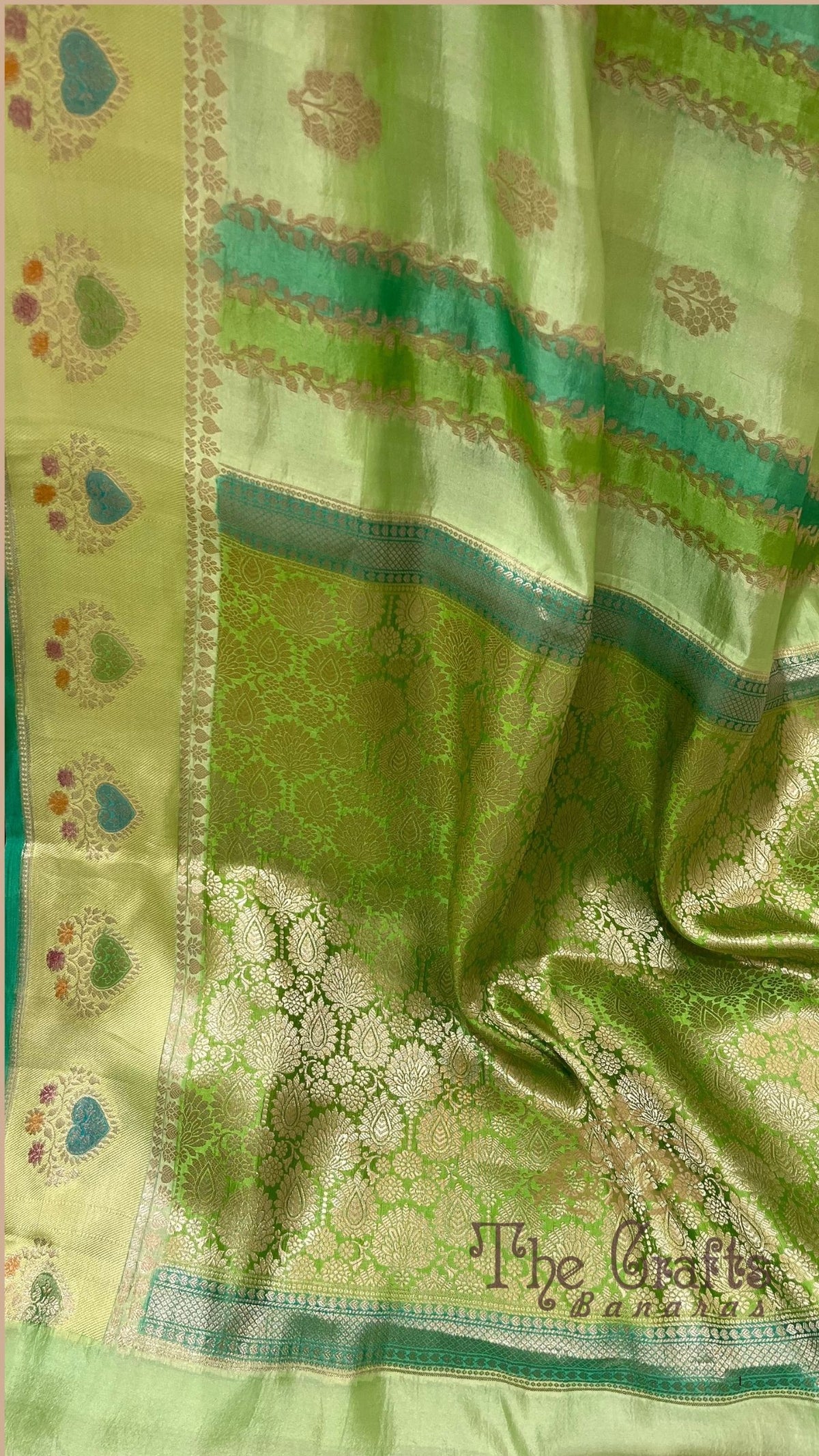 Pure Mango Silk Banarasi Saree