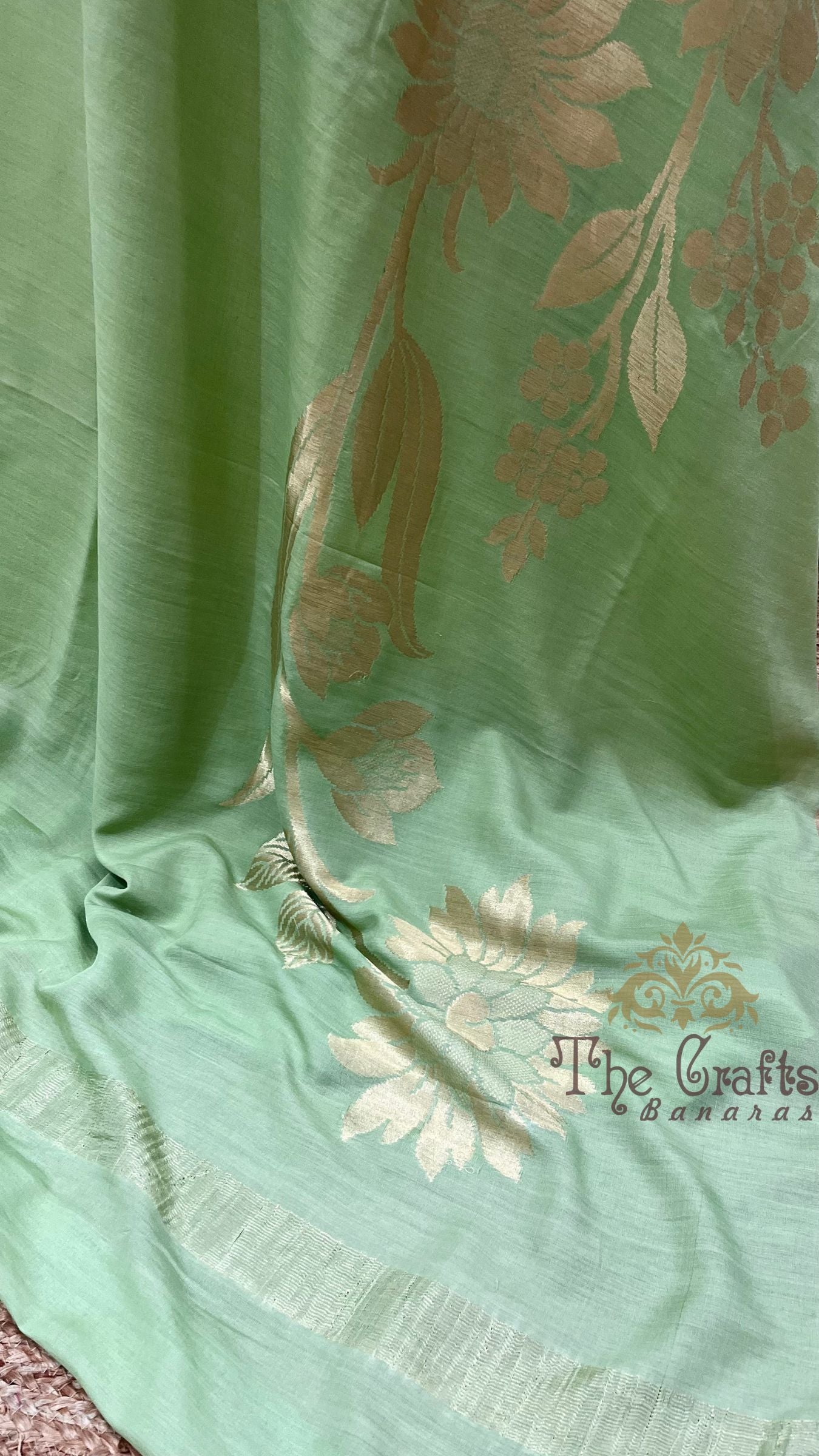 Pure Munga Silk Handloom Banarasi Saree