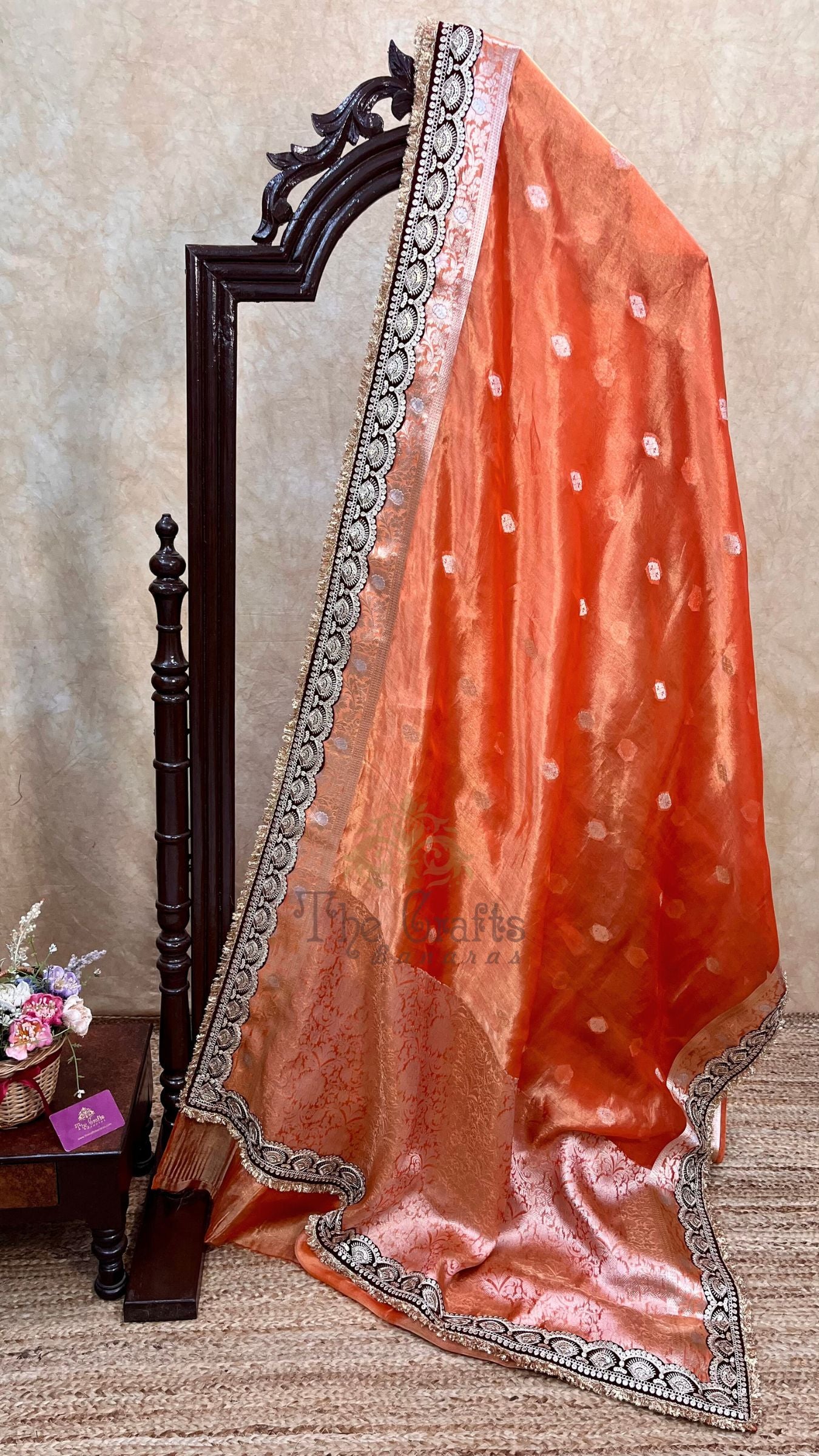 Pure Kora Tissue Silk Banarasi Saree