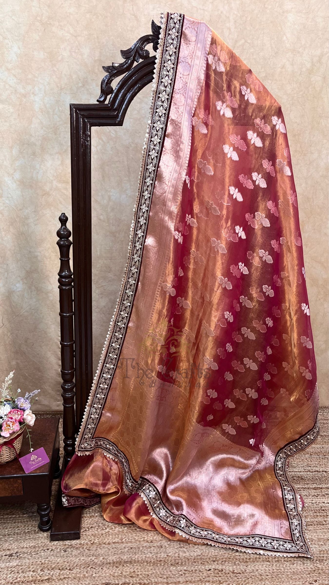 Pure Kora Tissue Silk Banarasi Saree