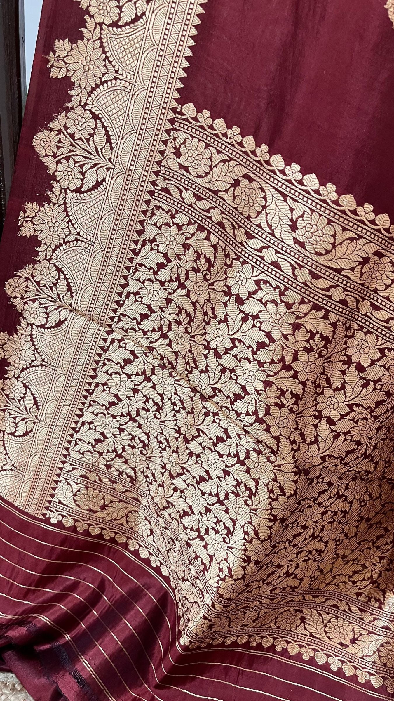 Pure Mango Silk Handloom Banarasi Saree