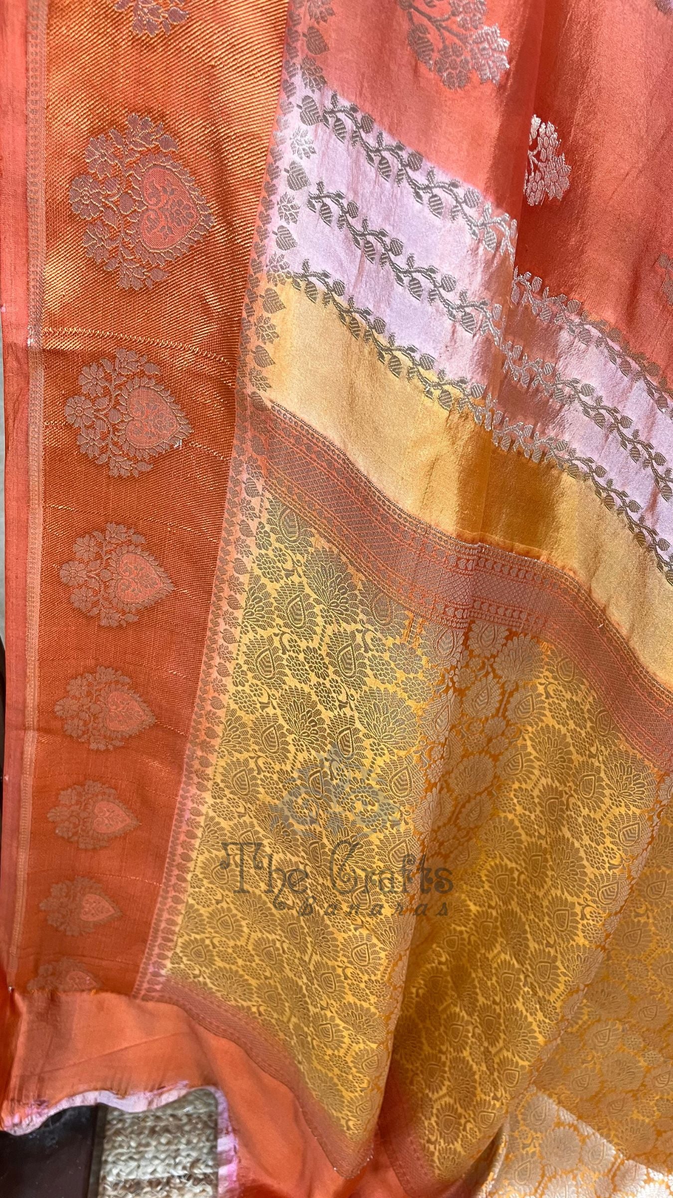 Pure Mango Silk Banarasi Saree