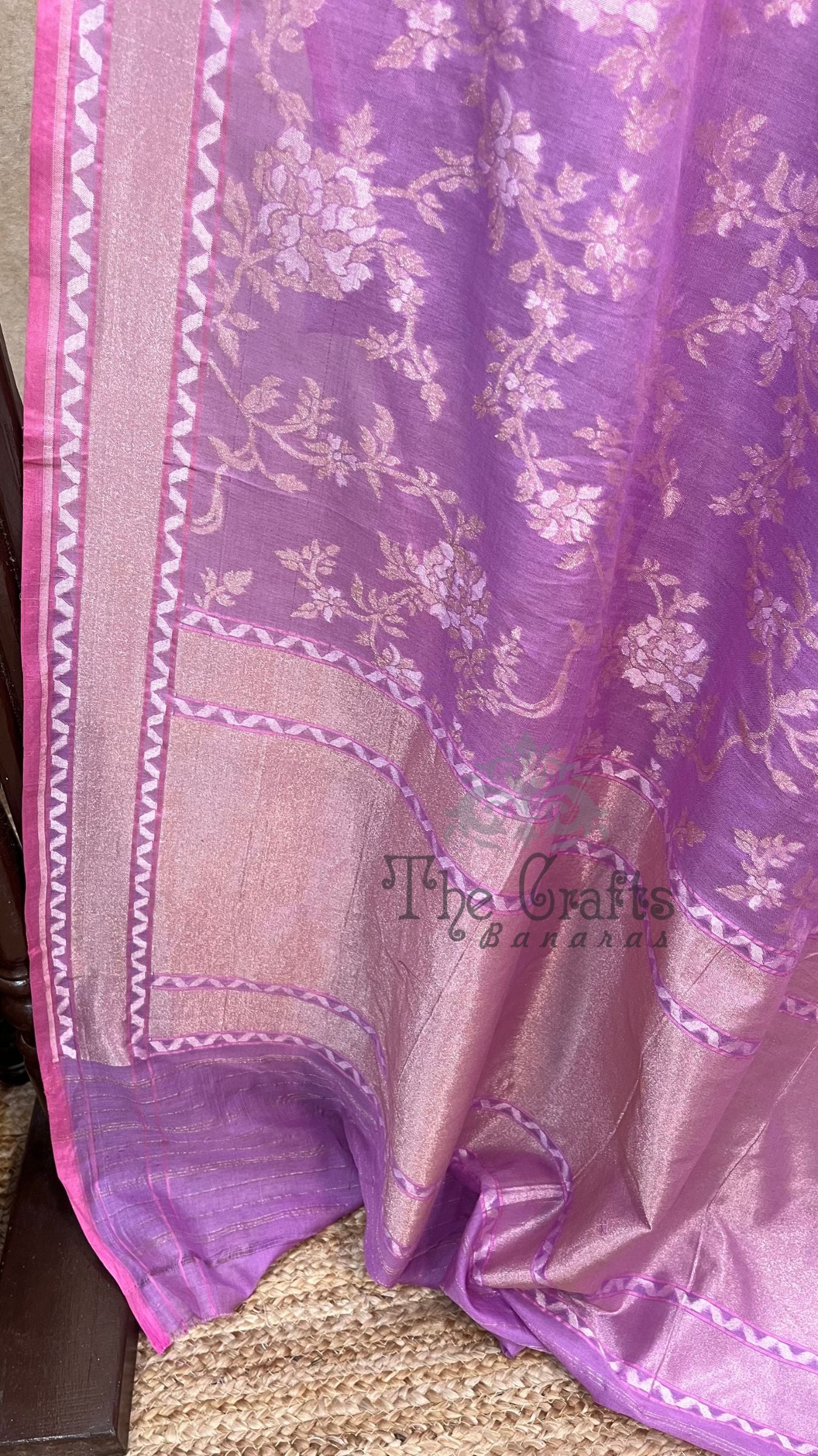 Pure Ektara Cotton Jamdani Banarasi Saree - Alfi