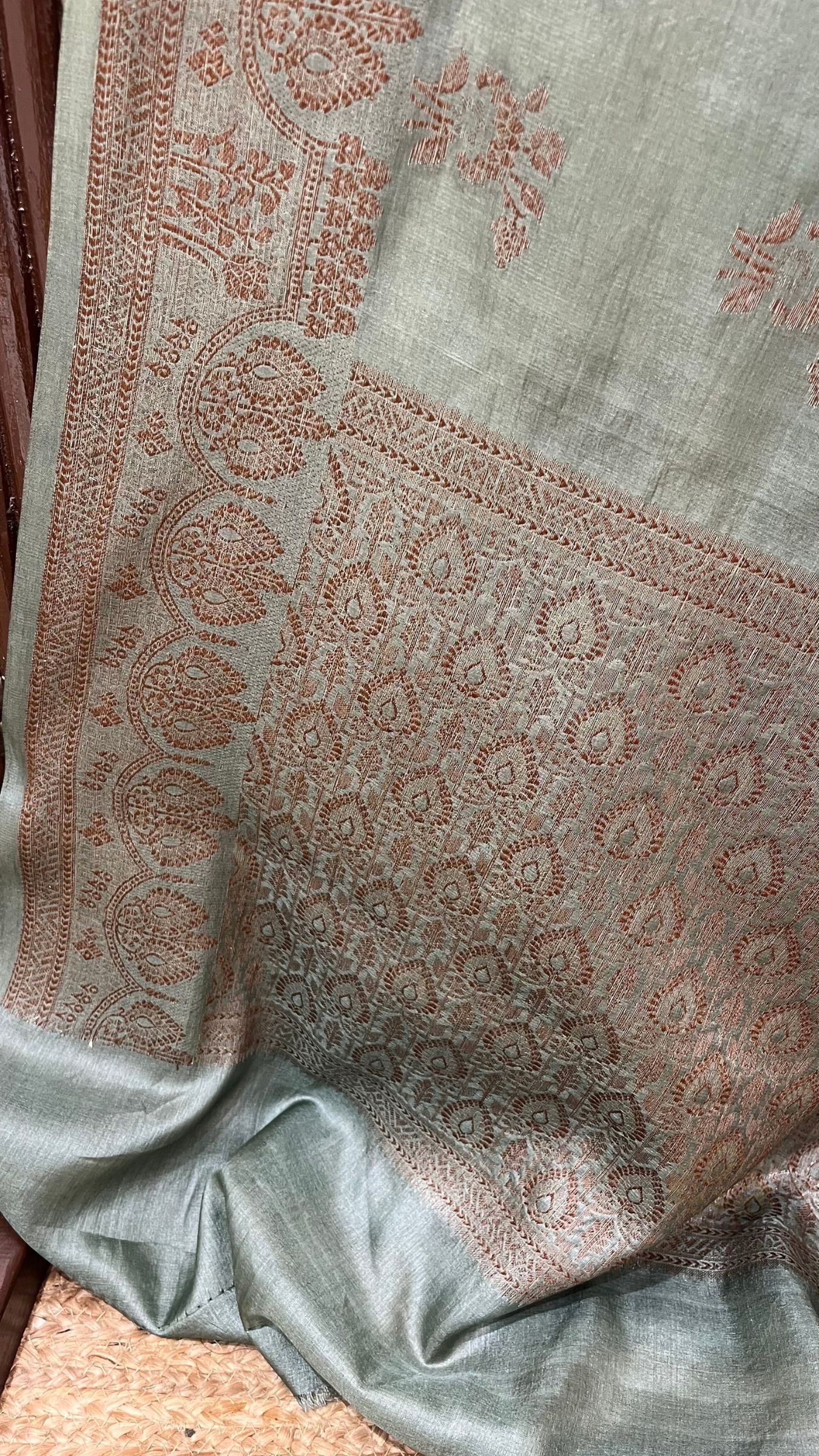 Pure Tussar Silk Banarasi Saree