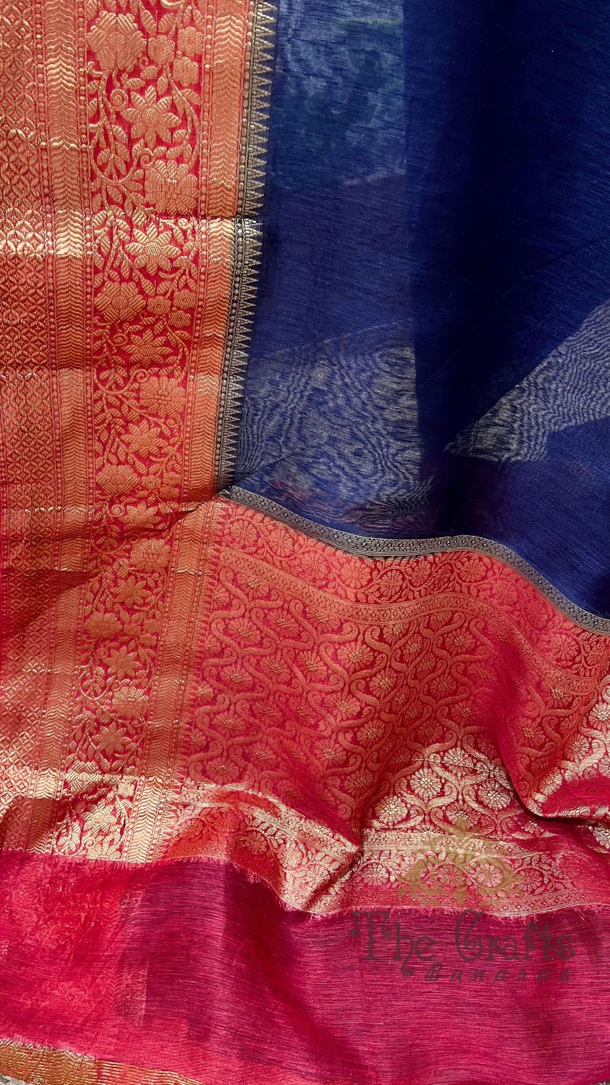 Pure Linen Banarasi Saree