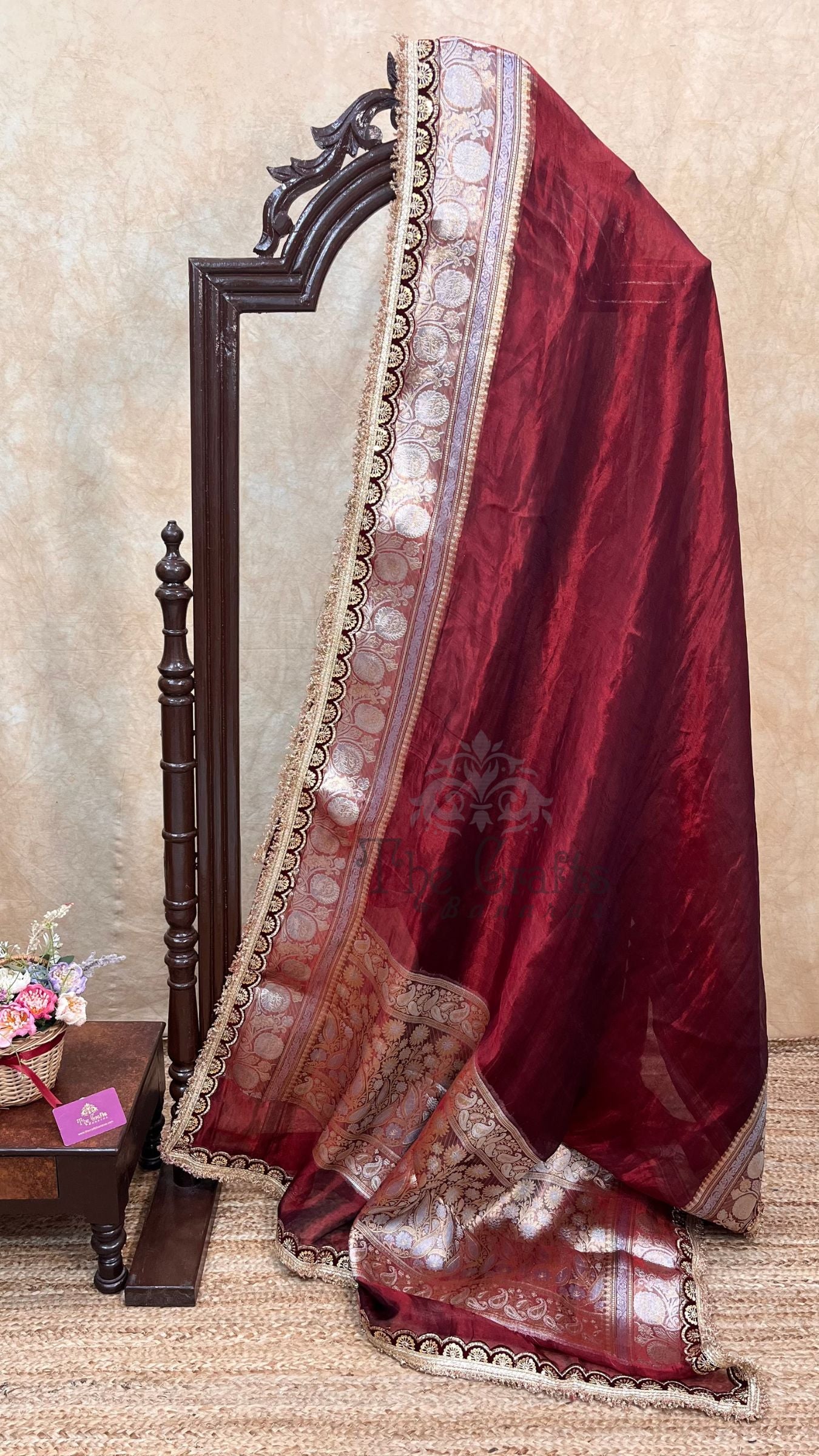 Pure Kora Tissue Silk Banarasi Saree