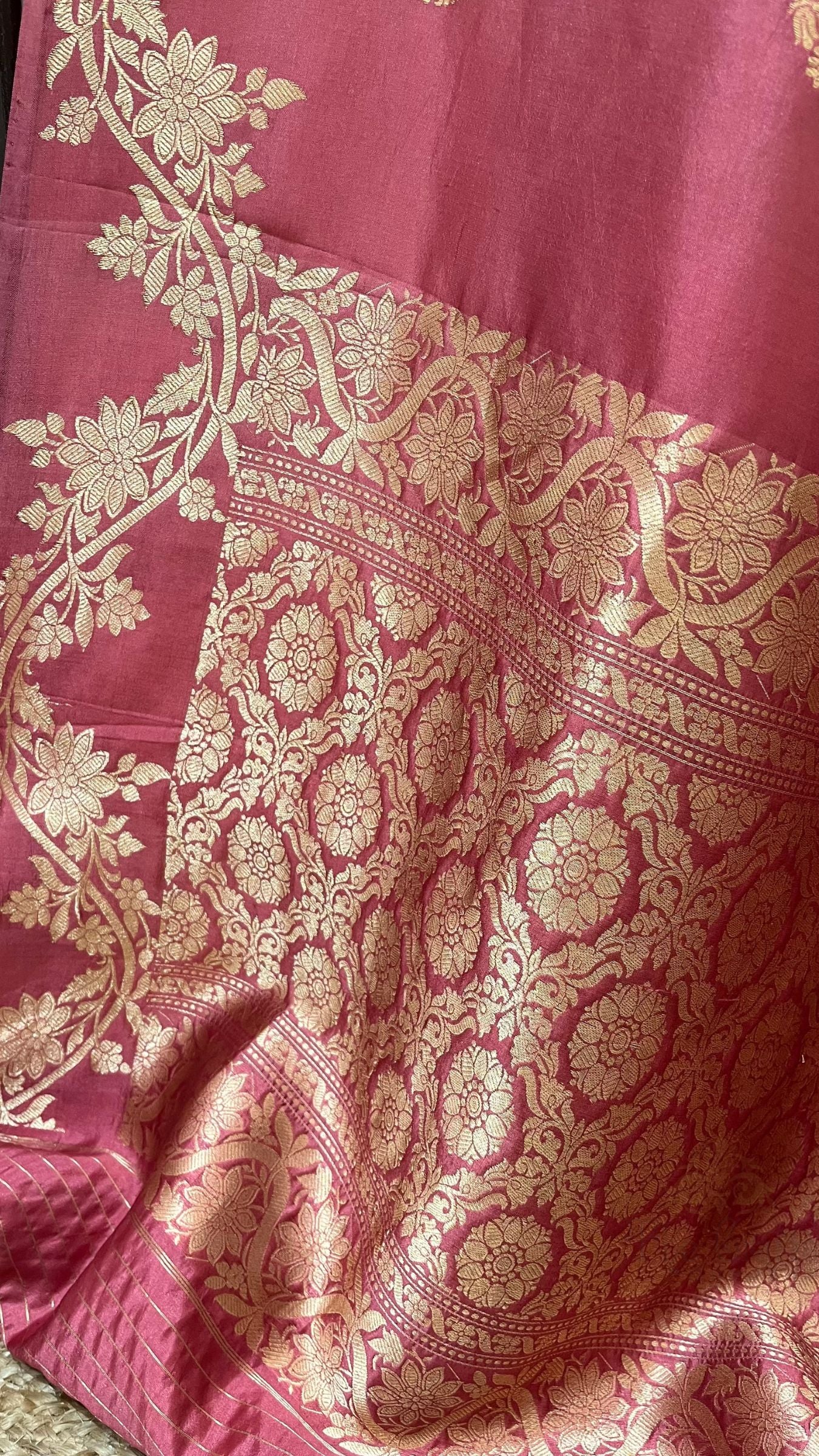 Pure Mango Silk Handloom Banarasi Saree