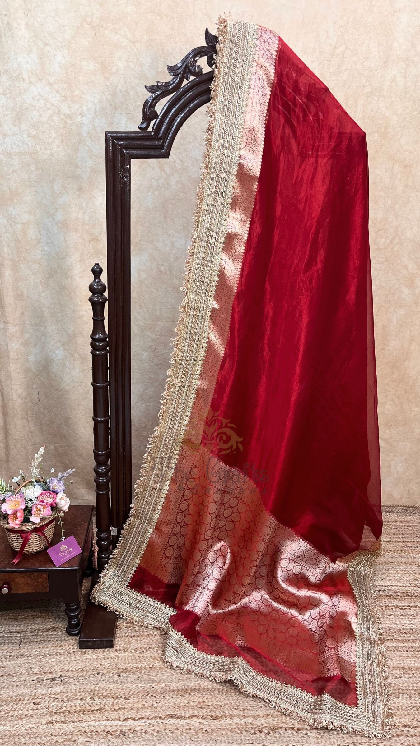 Pure Kora Tissue Silk Banarasi Saree