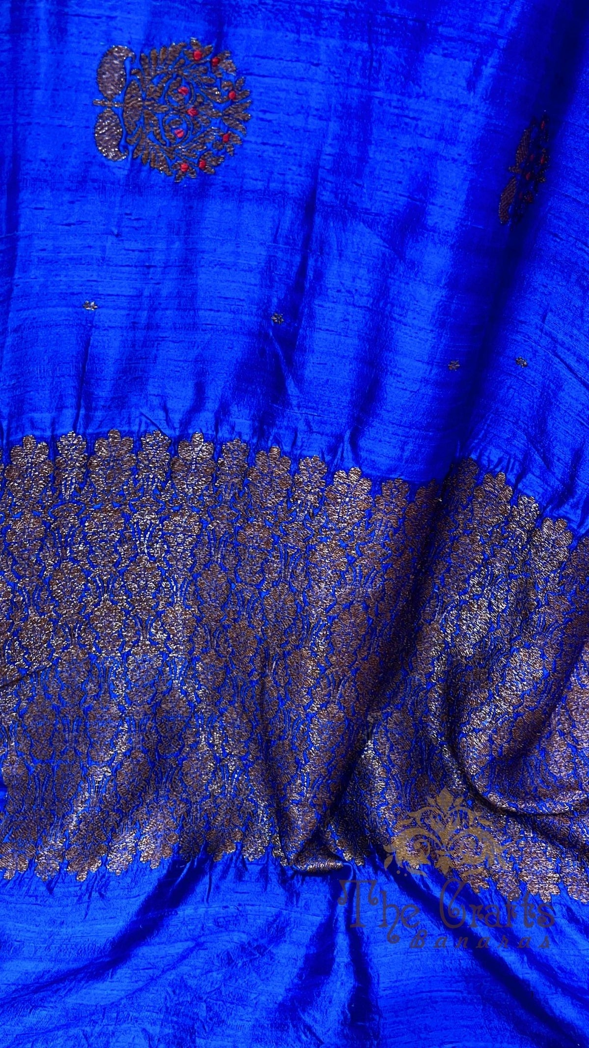Pure Raw Silk Handloom Banarasi Saree