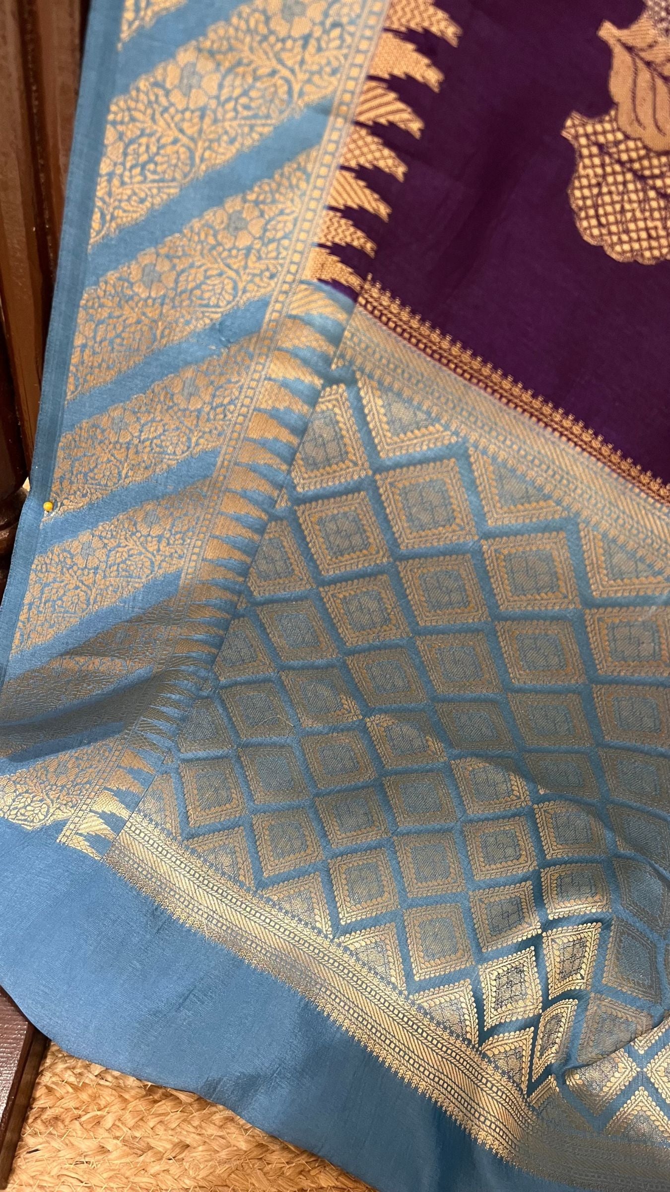 Pure Mango Silk Banarasi Saree