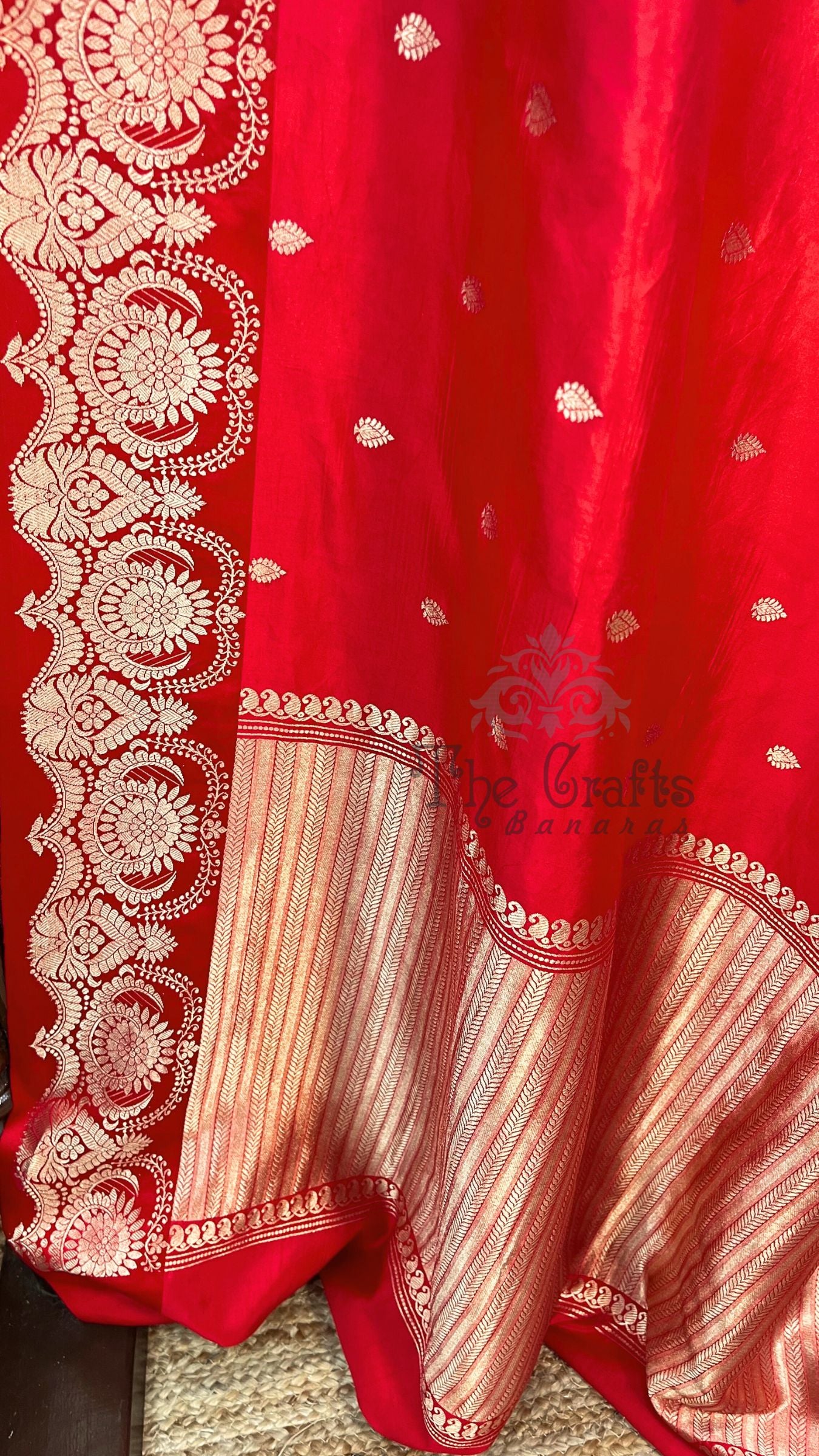 Pure Mango Silk Handloom Banarasi Saree