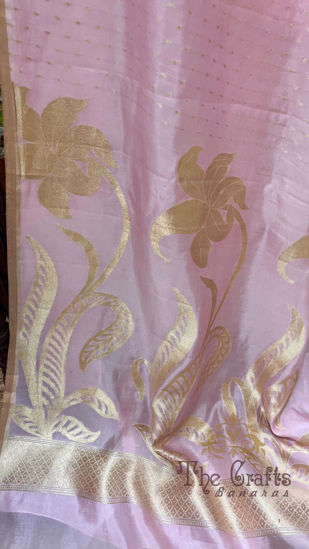 Pure Mango Silk Handloom Banarasi Saree