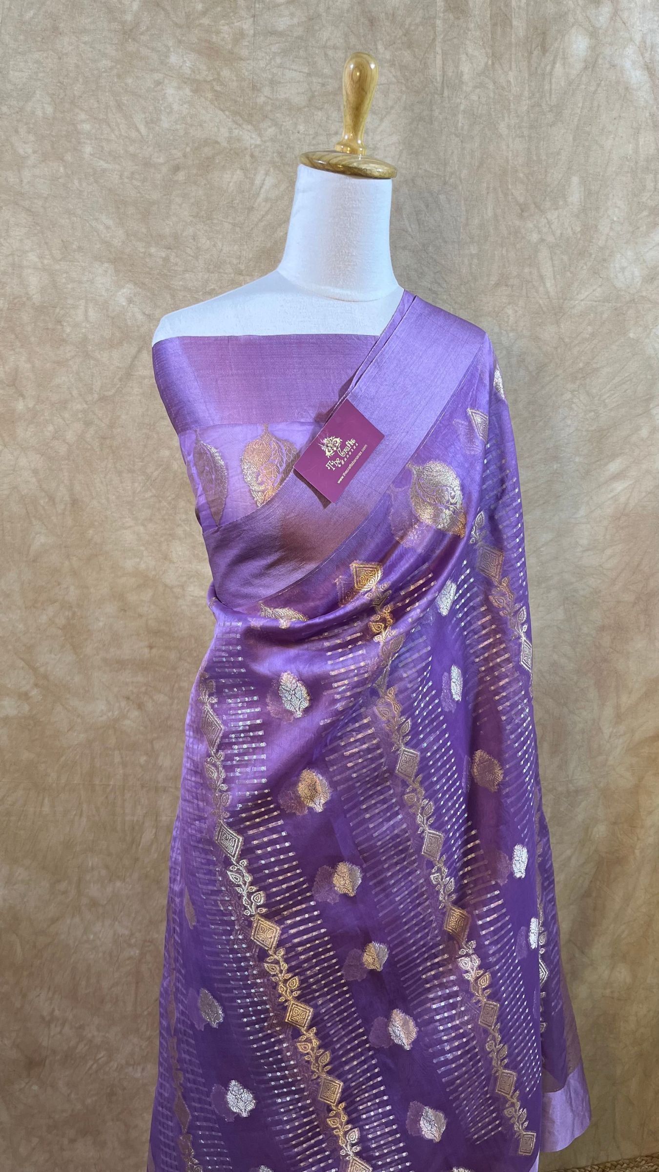 Pure Kora Silk Handloom Banarasi Saree