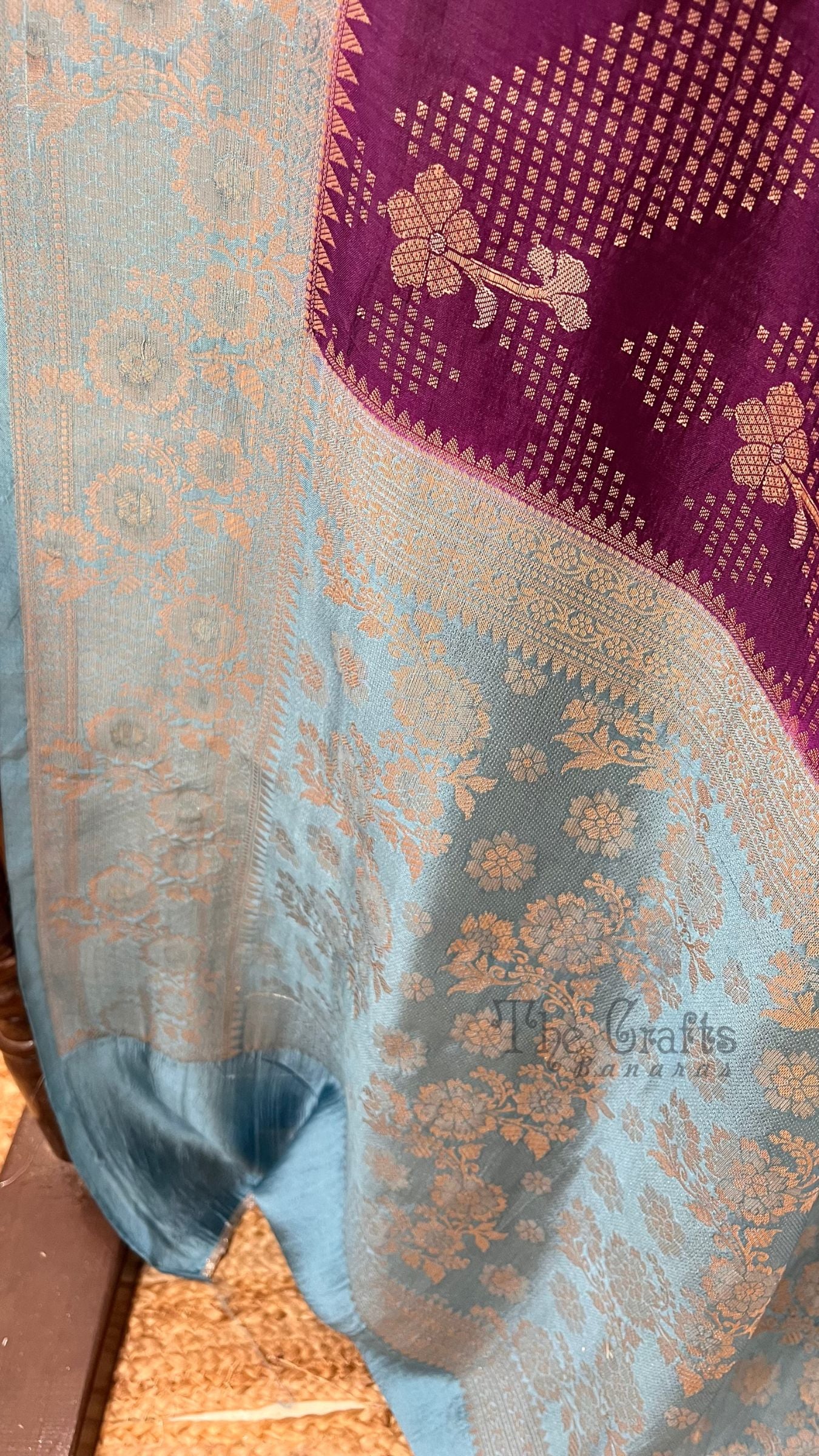 Pure Mango Silk Banarasi Saree