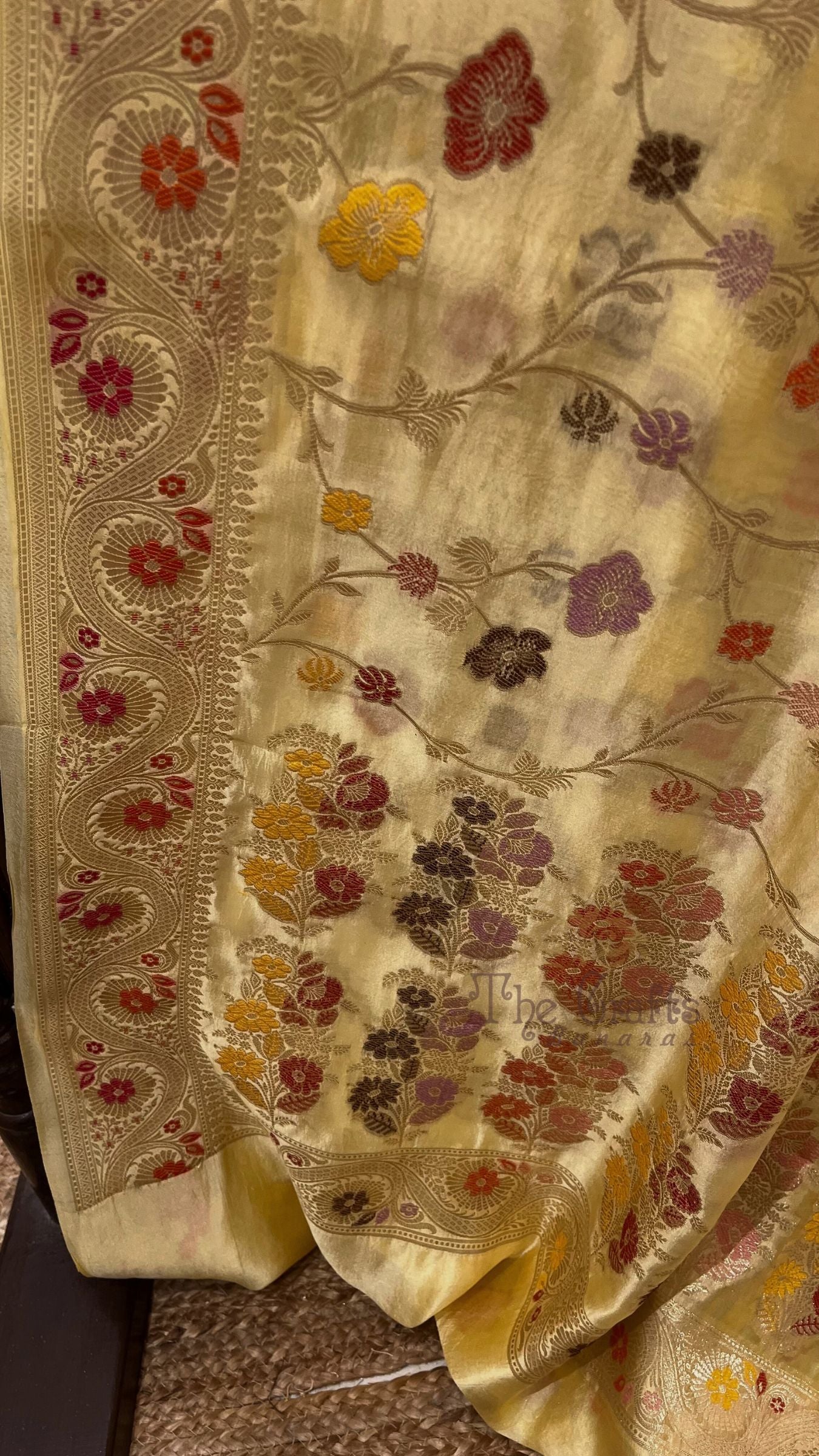 Pure Mango Silk Banarasi Saree