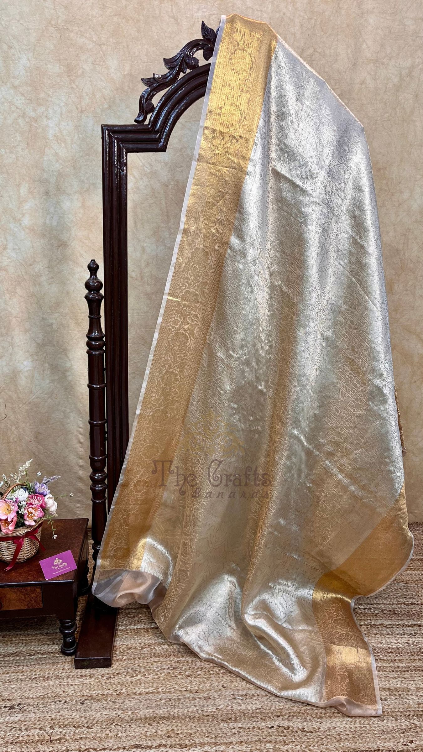 Pure Tissue Silk Brocade Banarasi Saree