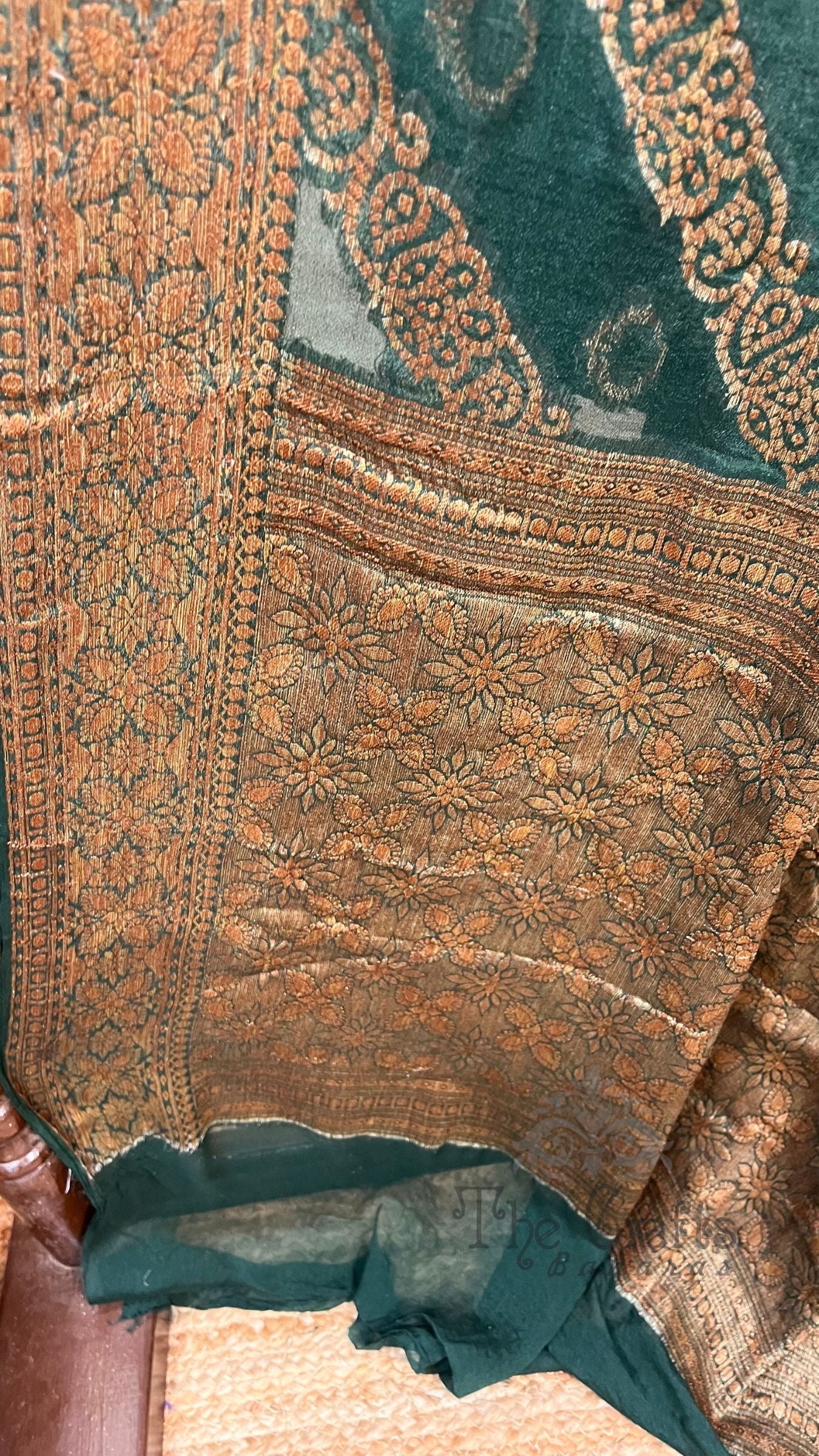 Pure Khaddi Chiffon Banarasi Saree