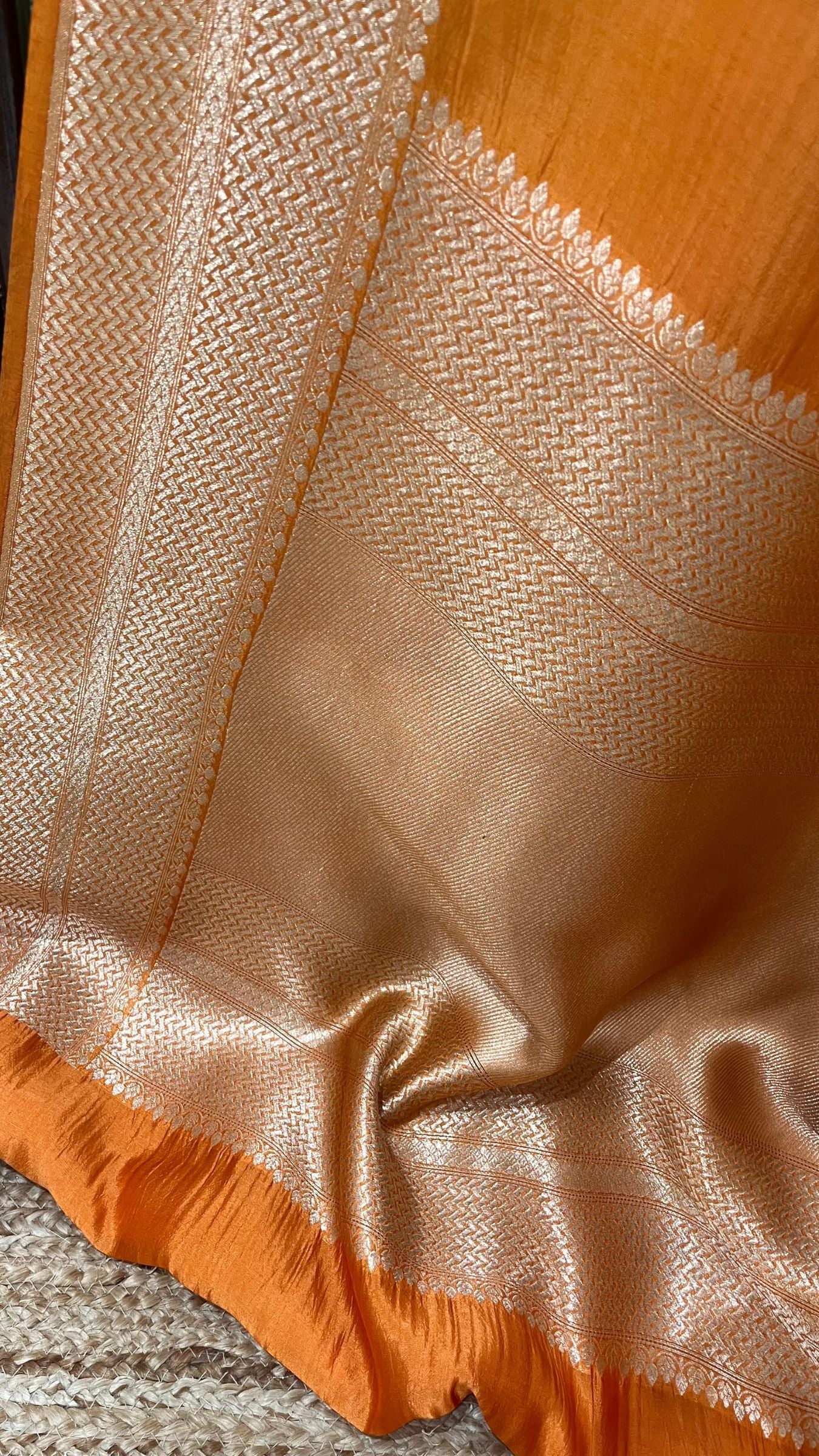 Pure Mango Silk Banarasi Saree