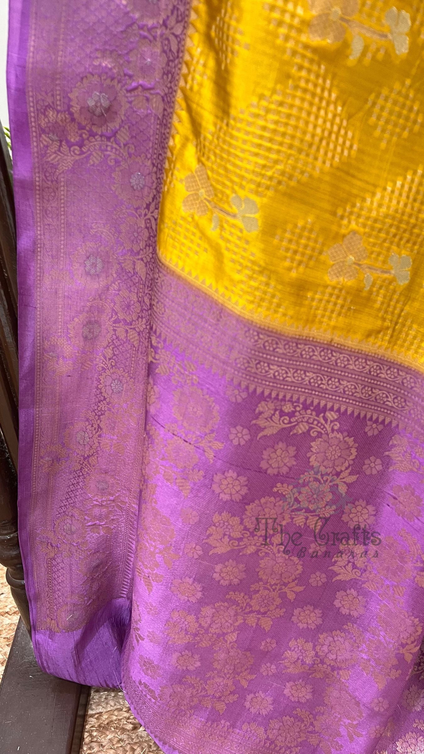 Pure Mango Silk Banarasi Saree