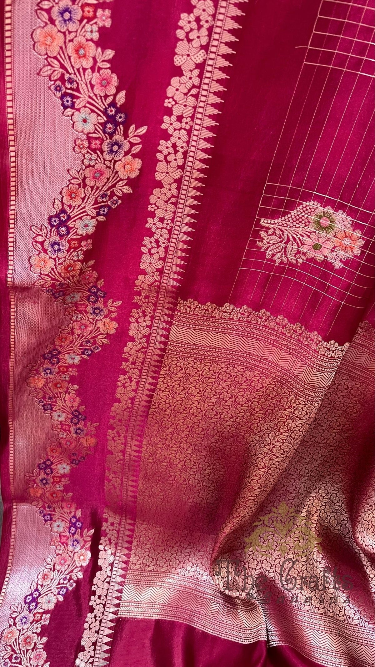 Pure Mango Silk Handloom Banarasi Saree