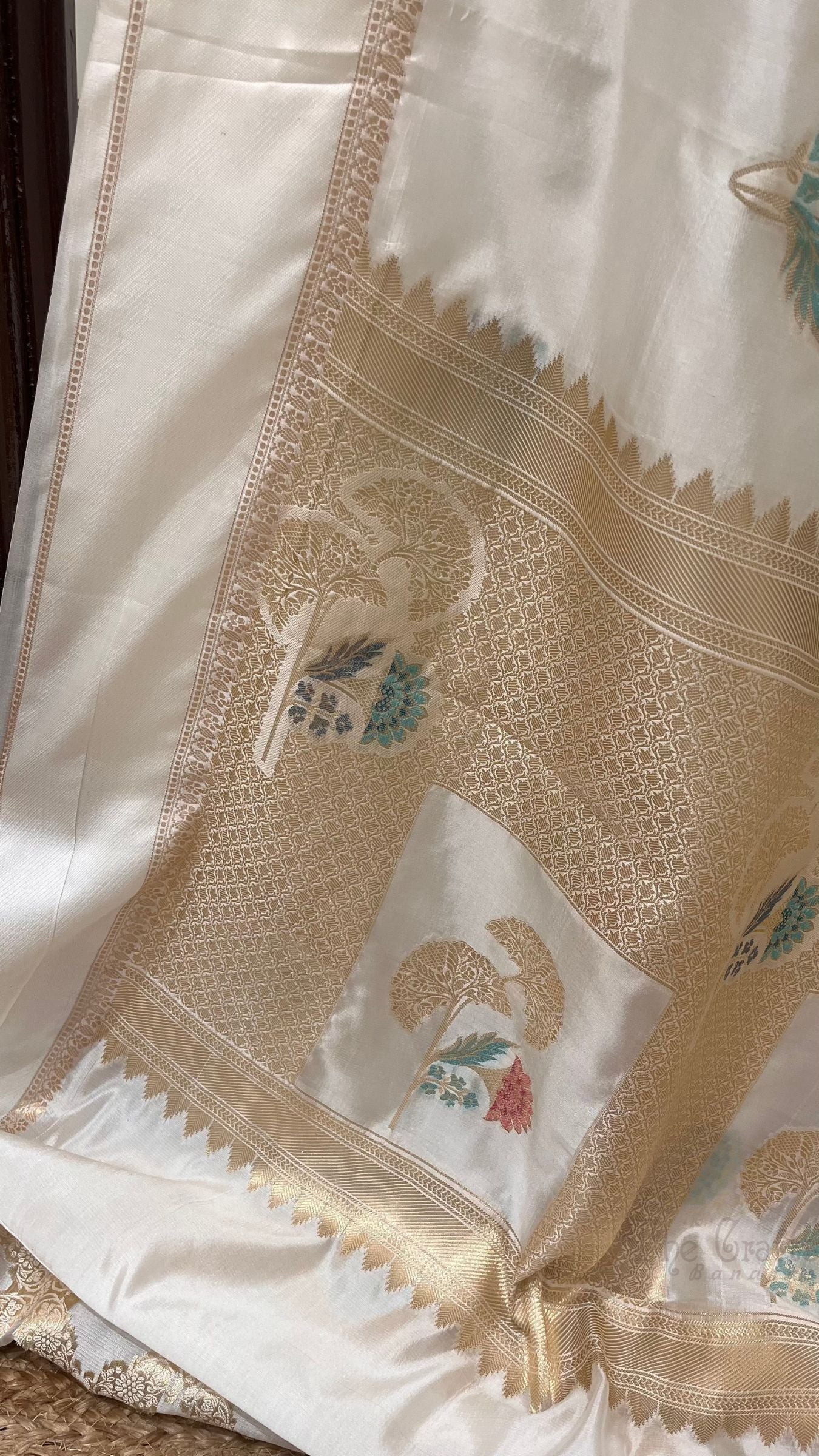 Pure Mango Silk Handloom Banarasi Saree