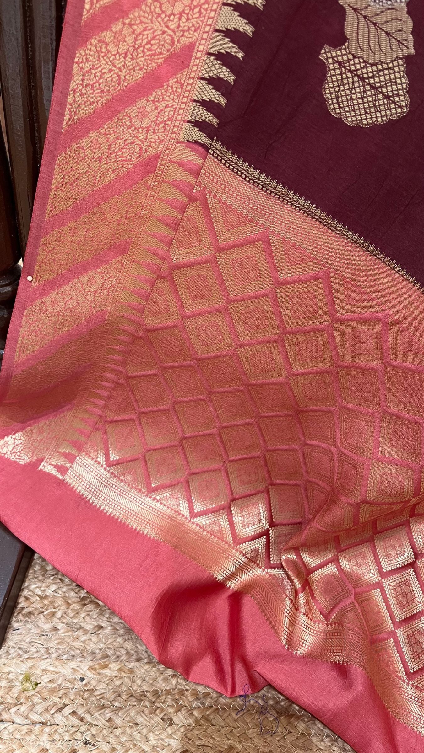 Pure Mango Silk Banarasi Saree