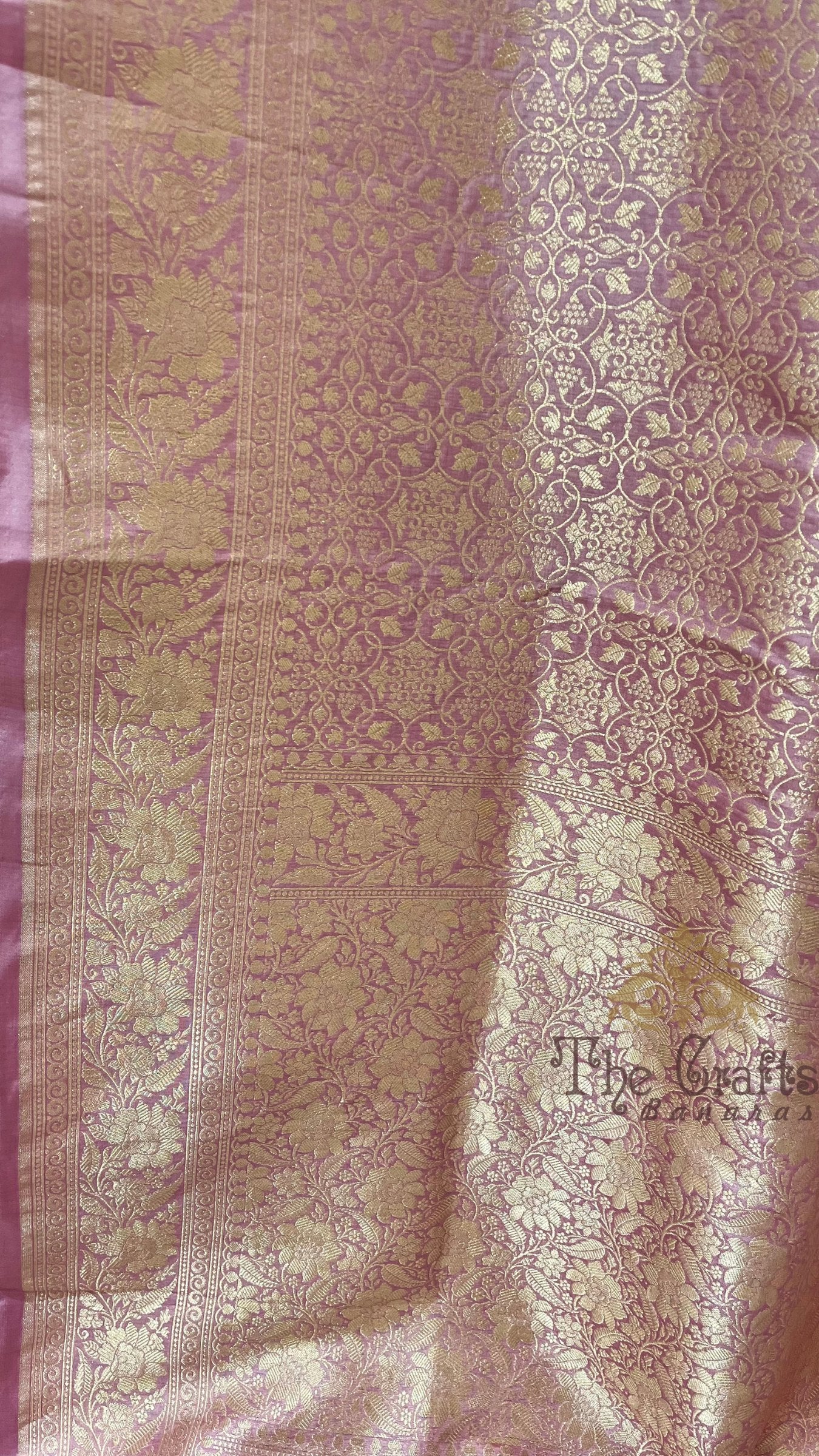 Pure Katan Silk Handloom Banarasi Saree - Tanchui Brocade