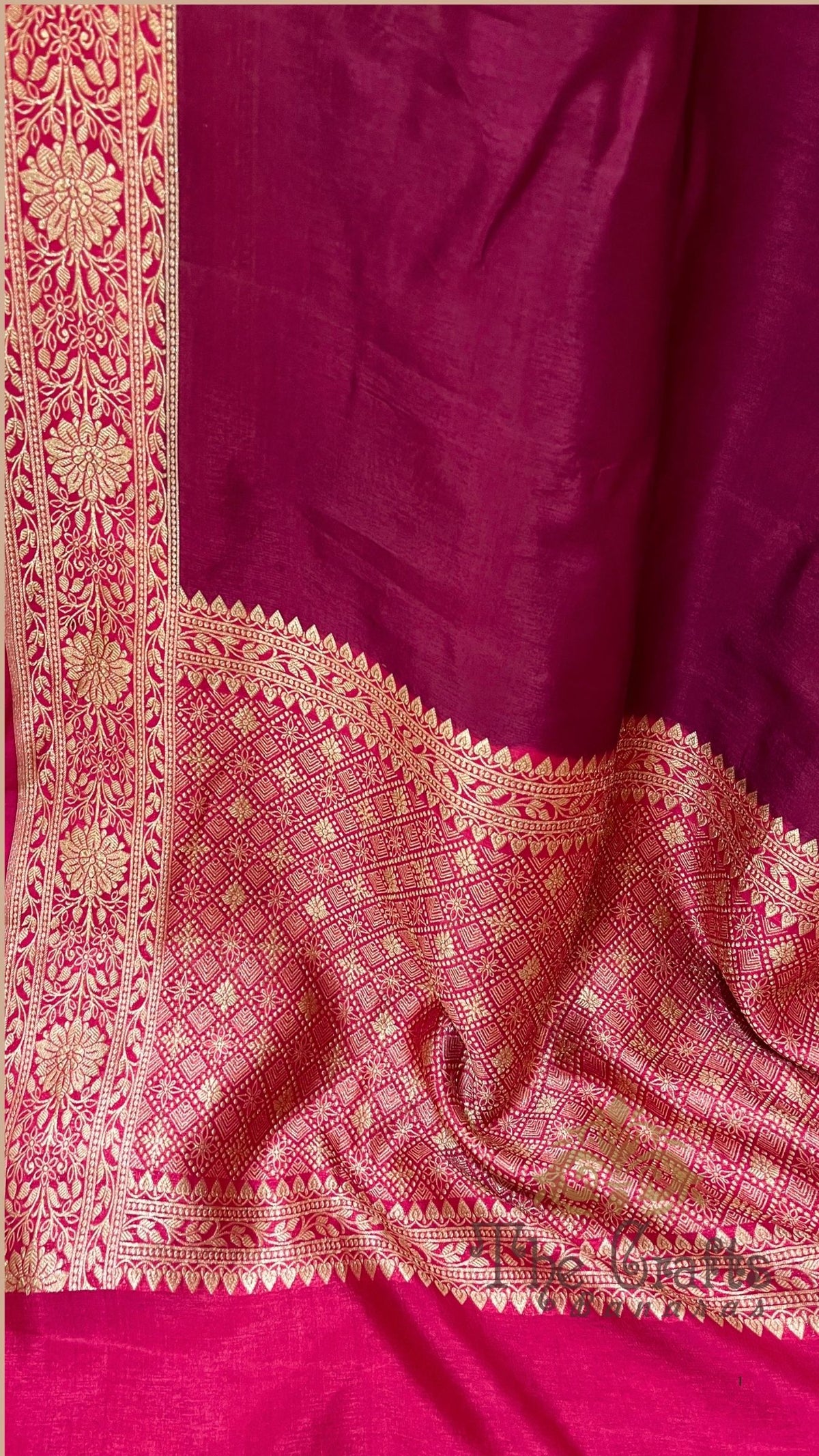 Pure Mulberry Silk Handloom Banarasi Saree