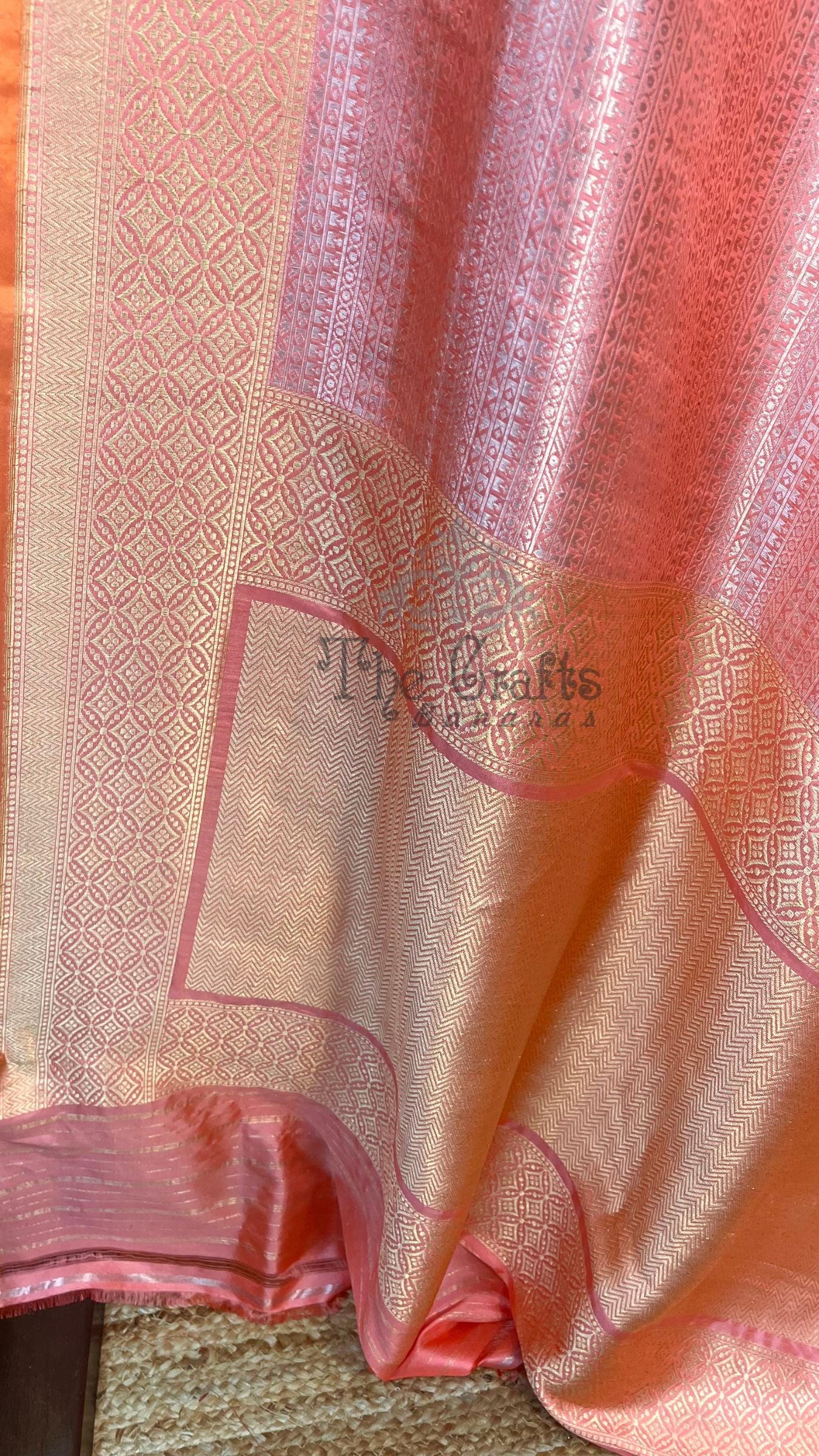 Pure Katan Silk Handloom Banarasi Saree - Kadhua Tanchui Brocade