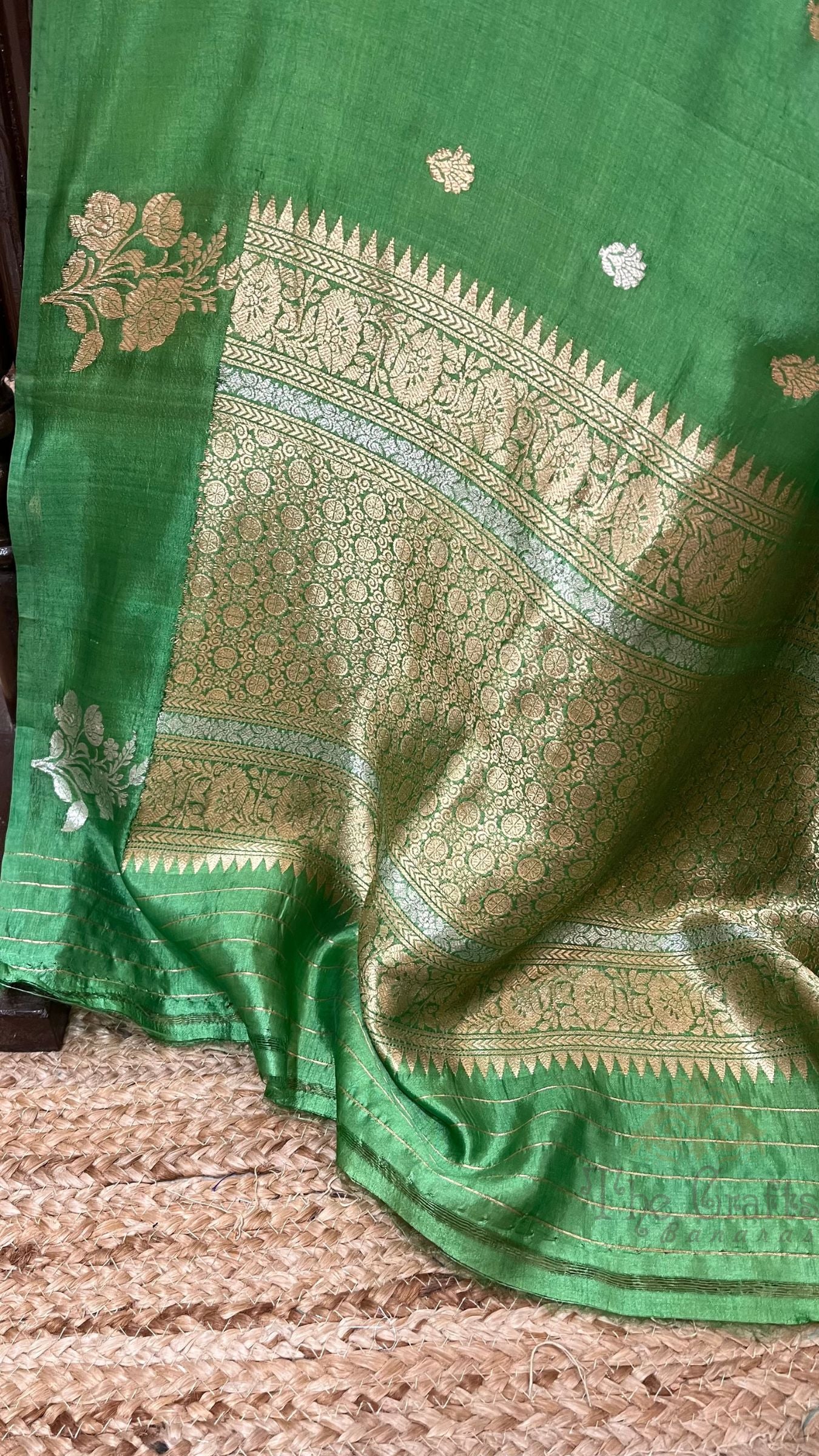 Pure Mango Silk Handloom Banarasi Saree
