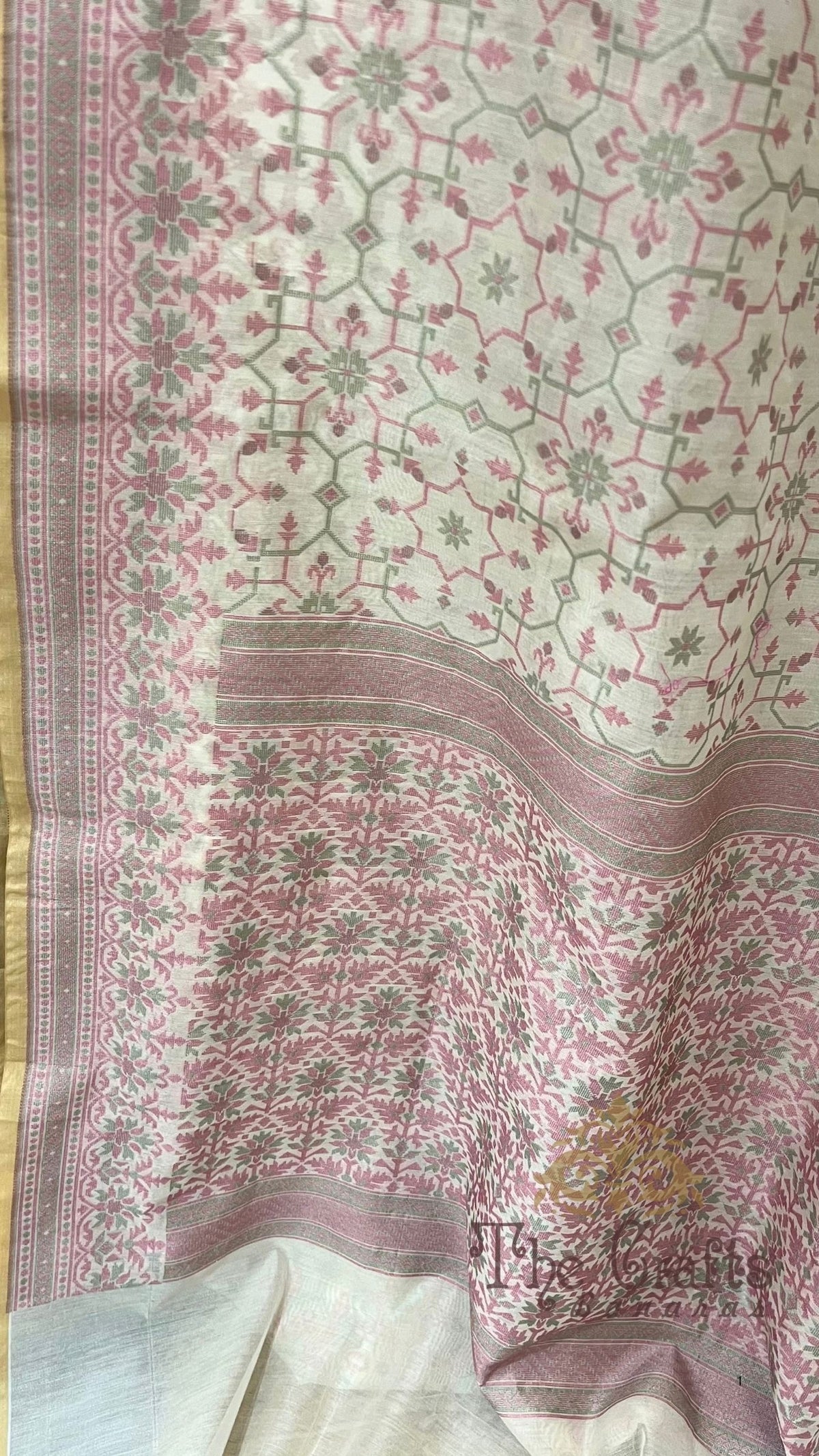 Pure Cotton Patola Reshmi Zari Banarasi Saree