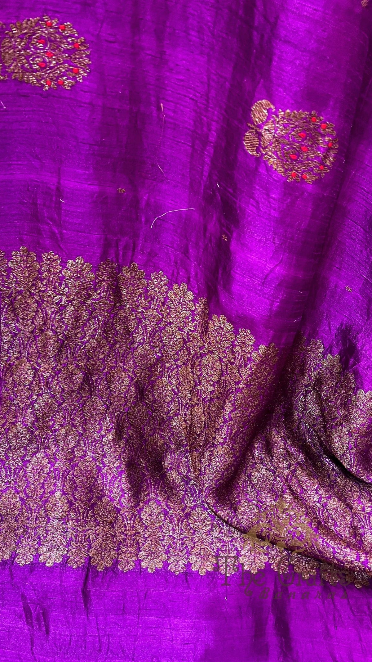 Pure Raw Silk Handloom Banarasi Saree