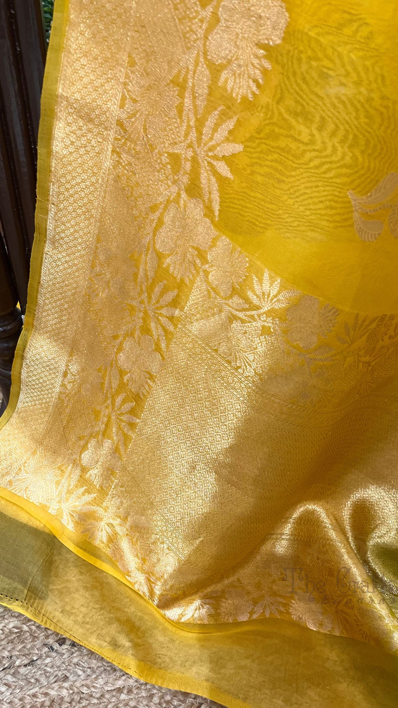 Pure Kora Silk Handloom Banarasi Saree