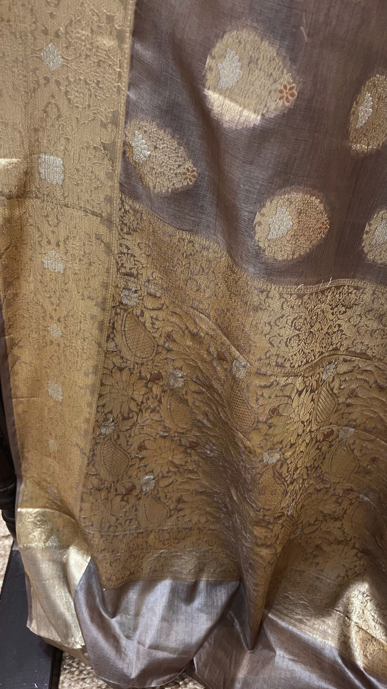 Pure Tussar Silk Banarasi Saree