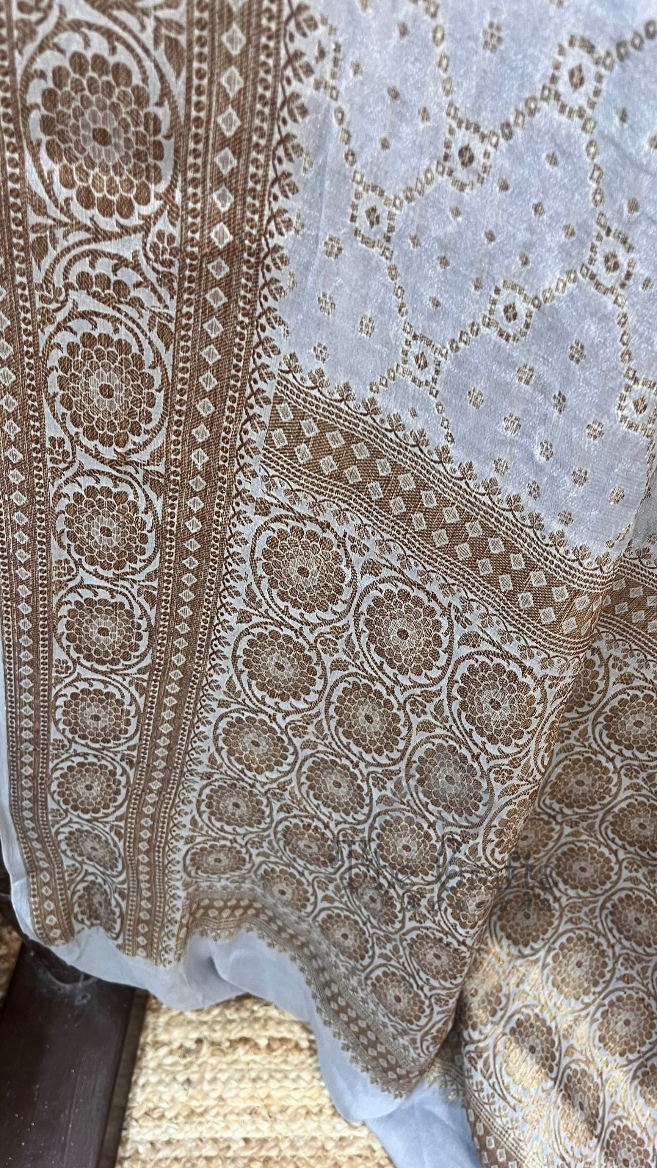 Pure Khaddi Chiffon Banarasi Saree