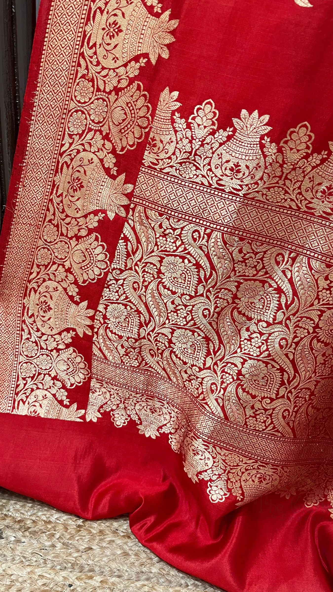 Pure Mango Silk Handloom Banarasi Saree