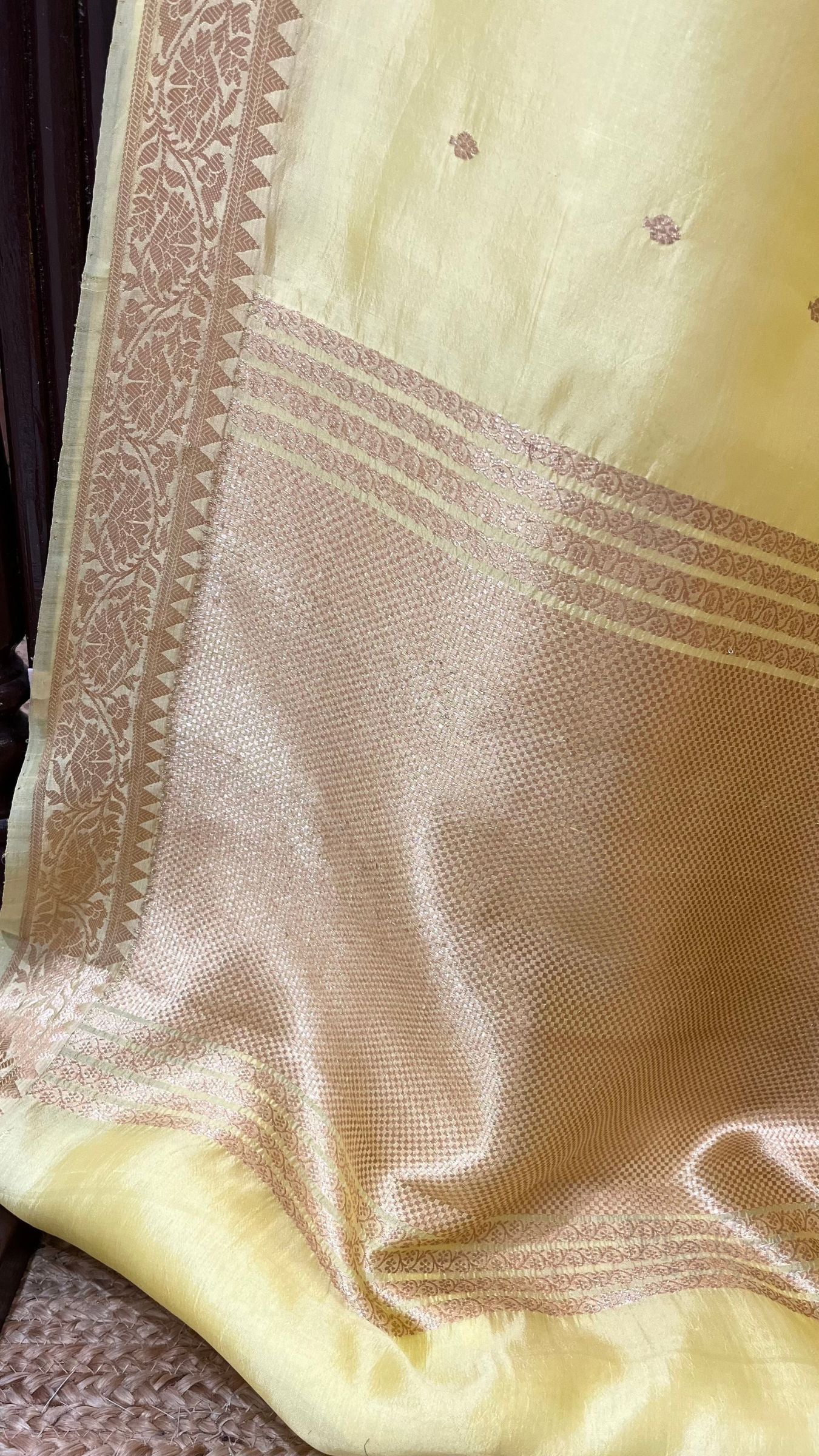 Pure Mango Silk Handloom Banarasi Saree