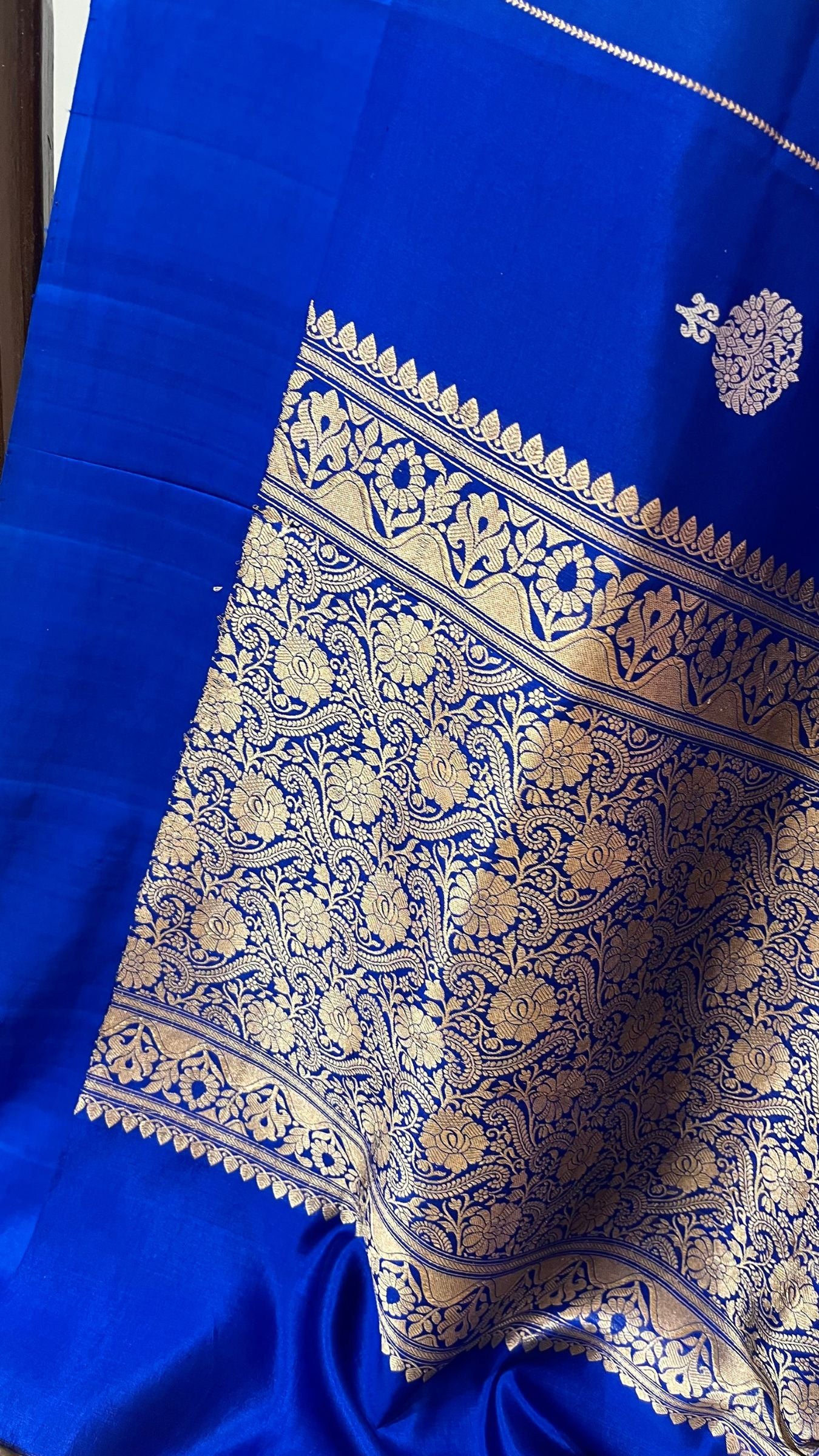 Pure Mango Silk Handloom Banarasi Saree