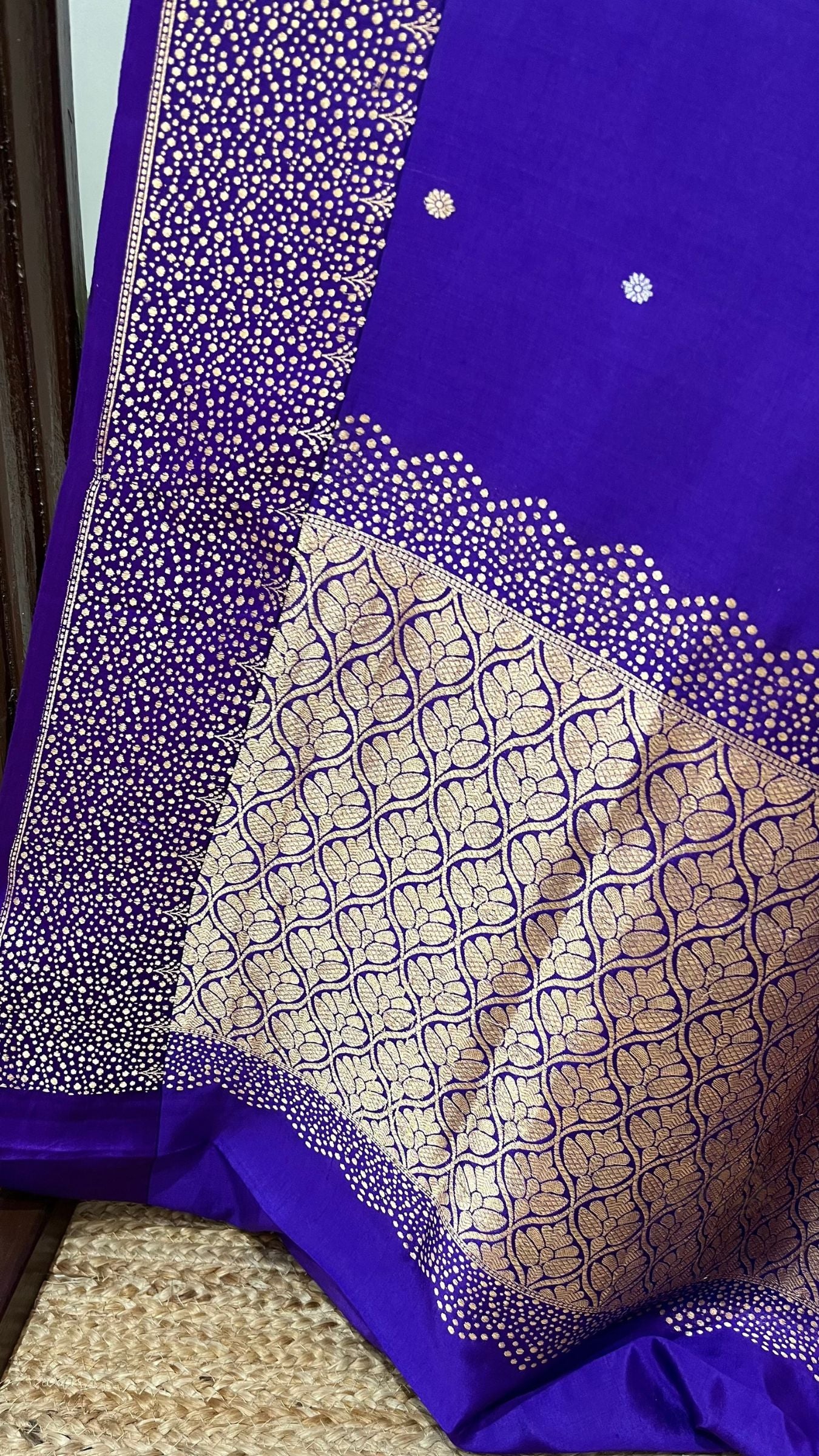 Pure Mango Silk Handloom Banarasi Saree