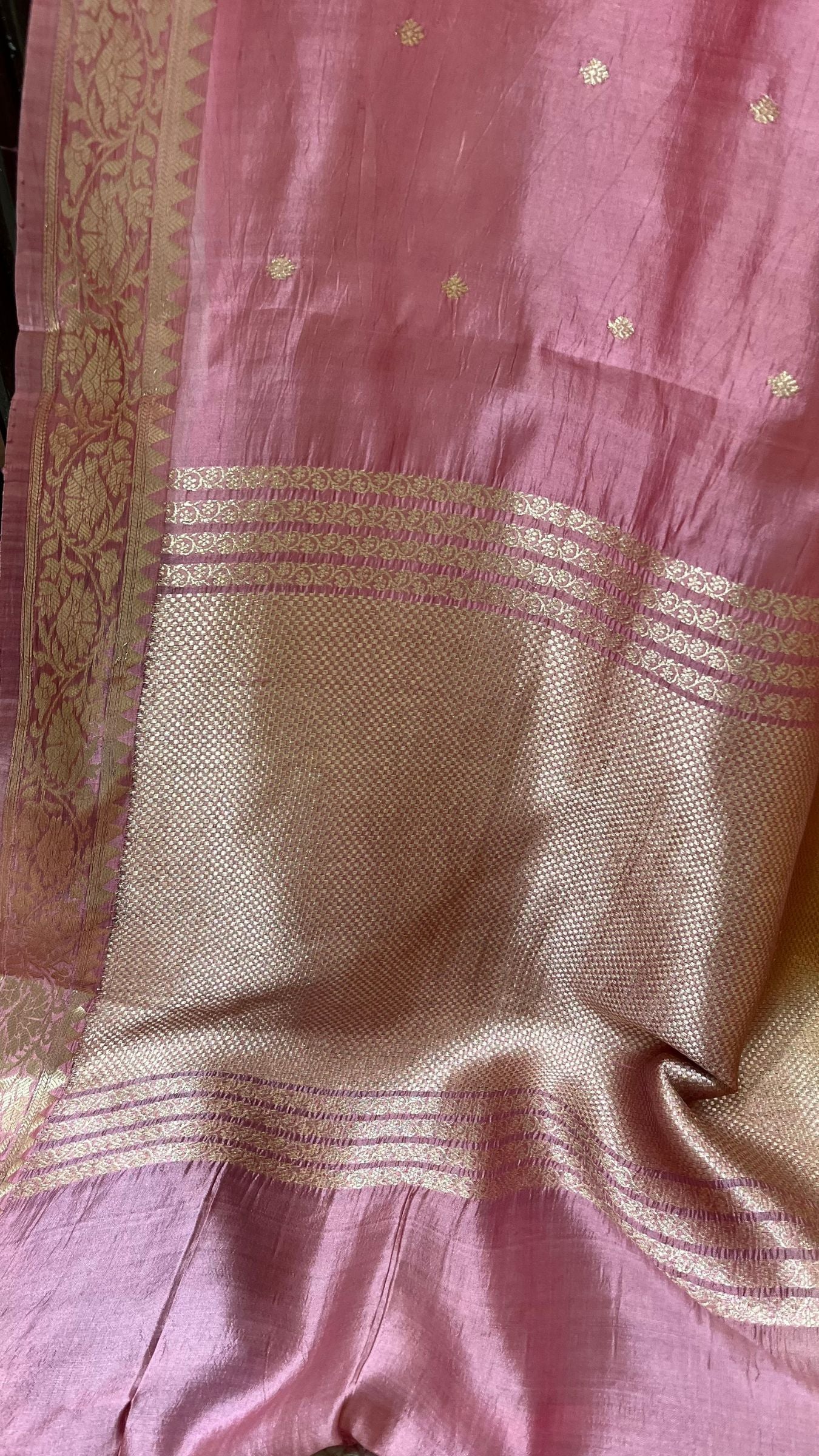 Pure Mango Silk Handloom Banarasi Saree